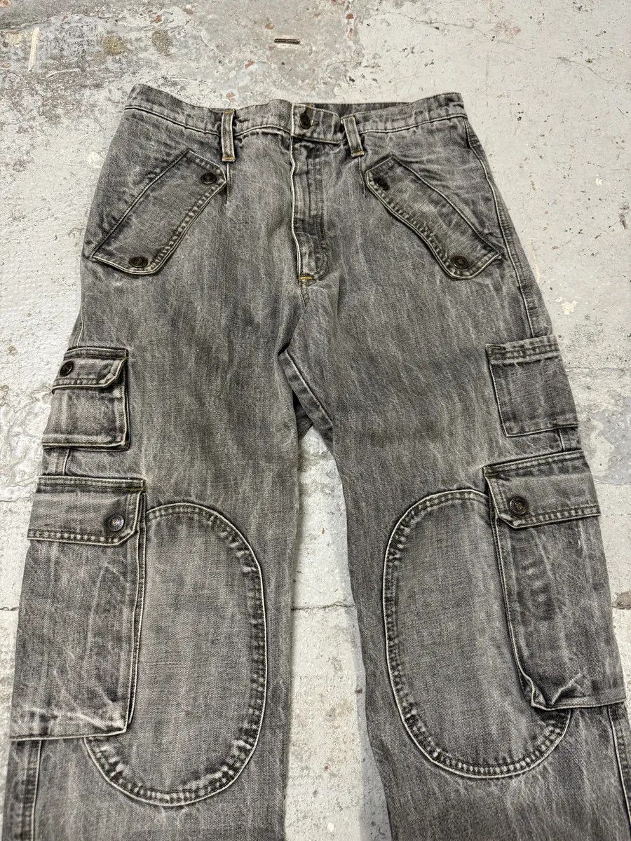 Dolce & Gabbana AW2004 Dolce & Gabbana Multi Pockets Grey Cargo Jeans Size US 30 / EU 46 - 4 Thumbnail