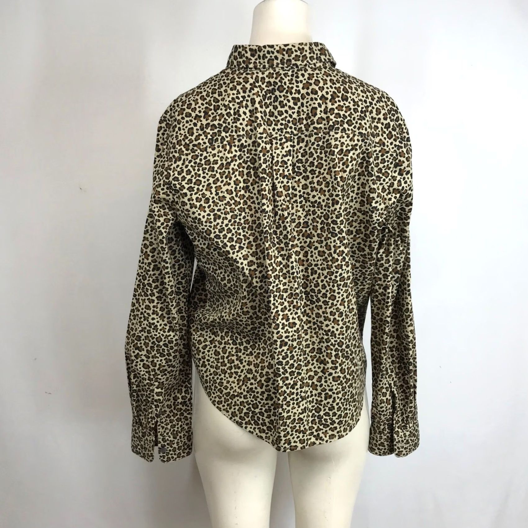 J.Crew J Crew Leopard Print Button Down Shirt Long Sleeve Women Size M Size M / US 6-8 / IT 42-44 - 5 Thumbnail