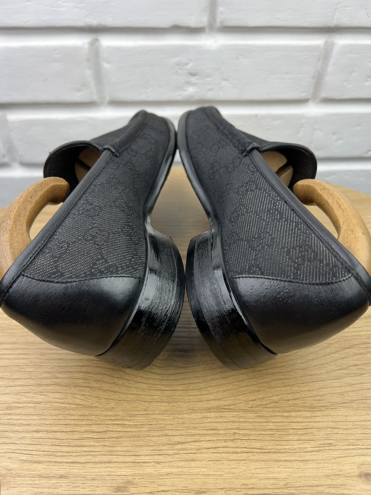 Gucci GUCCI Loafers Leather Shoes Jordaan GG Monogram Canvas Size US 9 / EU 42 - 9 Thumbnail