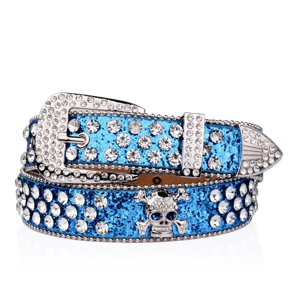 Japanese Brand rhinestone bling bling belt Size ONE SIZE - 1 Thumbnail