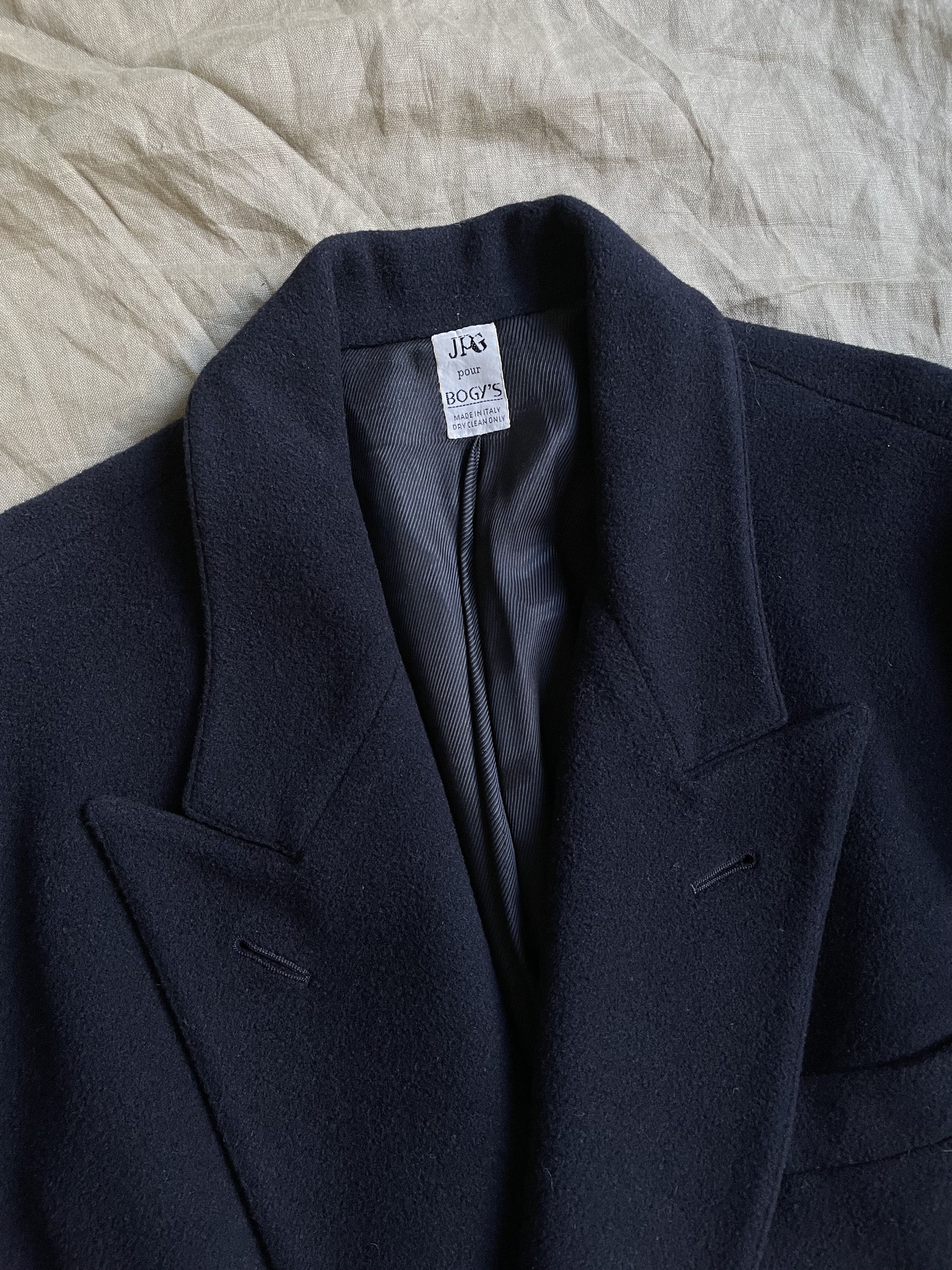 Jean Paul Gaultier Jean Paul Gaultier Wool Vintage Double Breasted Coat 8025AC Size US L / EU 52-54 / 3 - 3 Thumbnail