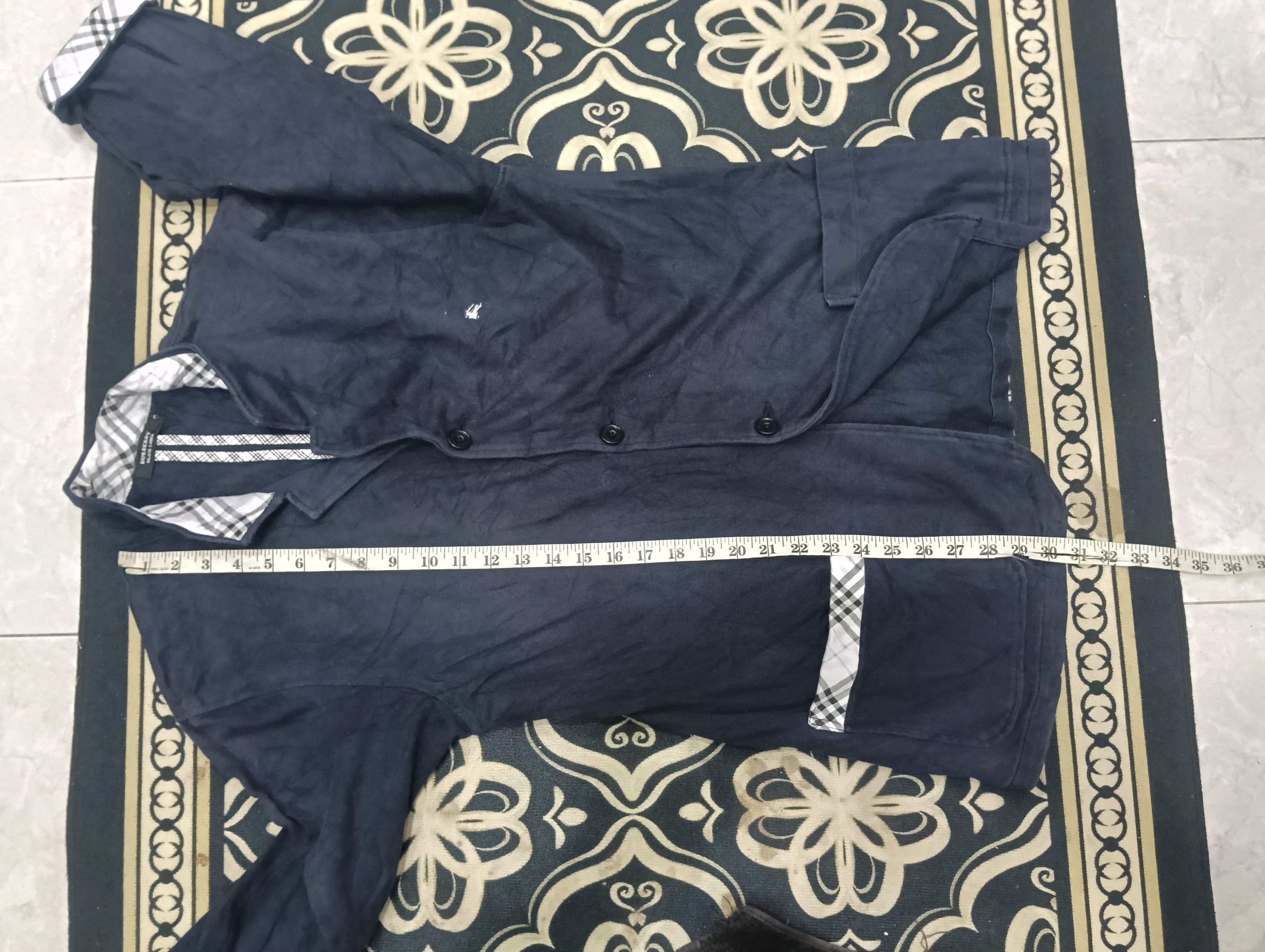 Black Label × Burberry Burberry Like Cardigan Size US L / EU 52-54 / 3 - 13 Thumbnail