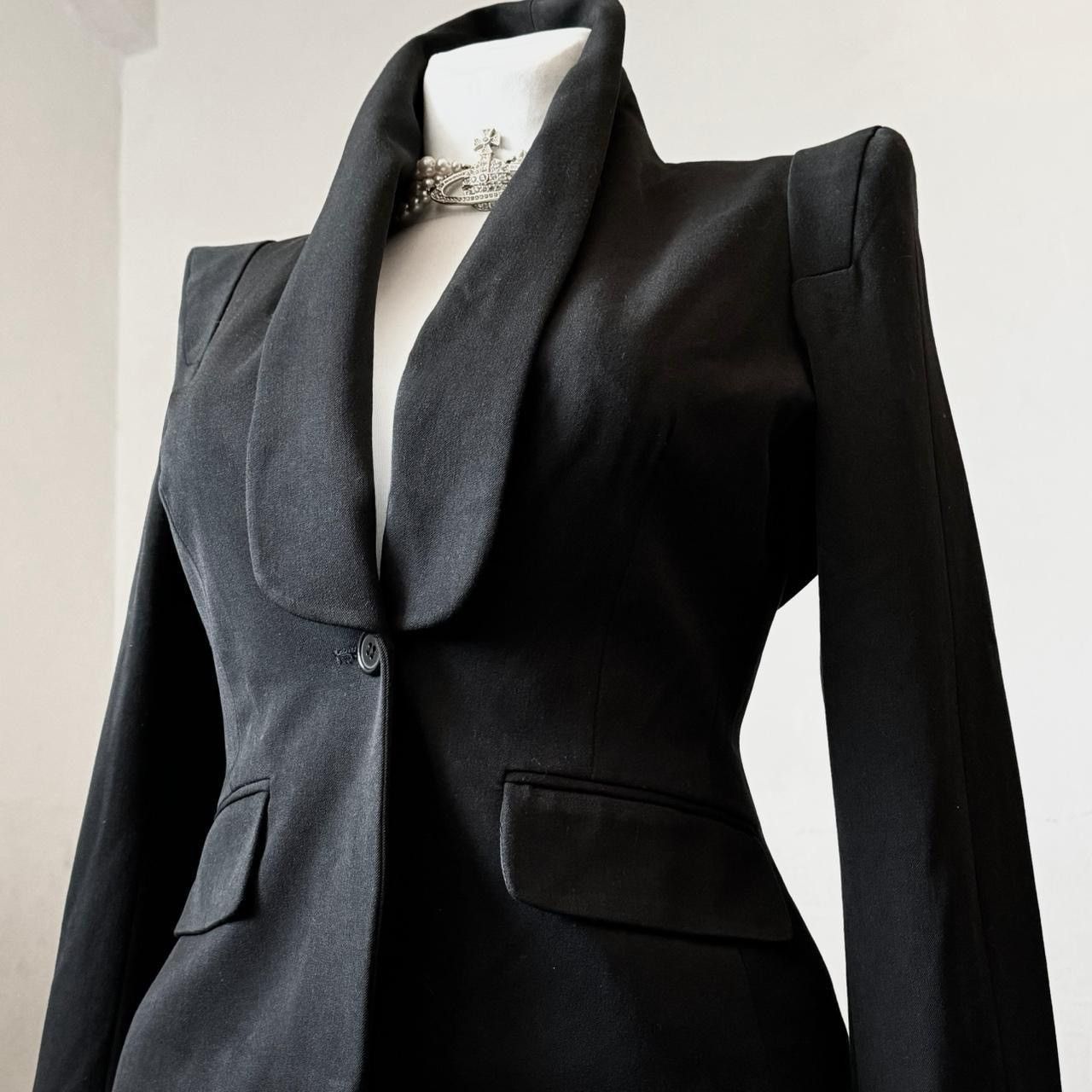 Vintage Power shoulders vintage jacket Size m Size M / US 6-8 / IT 42-44 - 4 Thumbnail