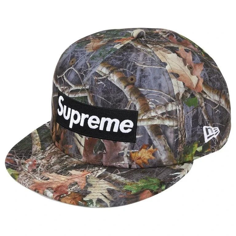 Supreme Supreme Reverse Box Logo New Era Fitted Hat Cap White 7 1