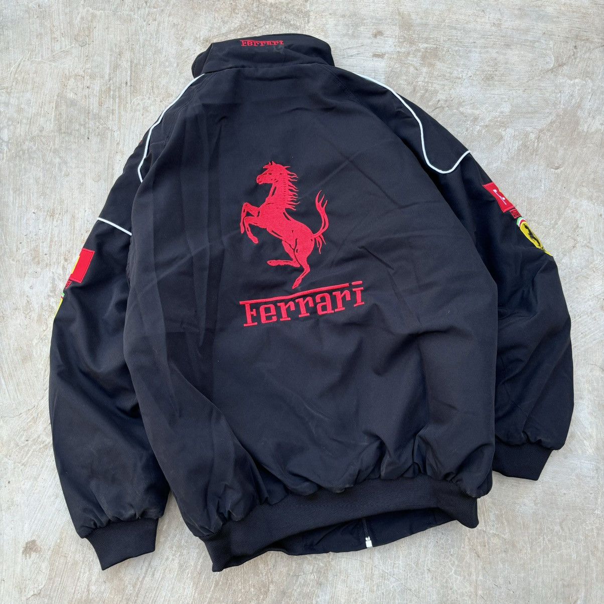 Ferrari Crazy Vintage 90s Ferrari Racing Jacket Size US L / EU 52-54 / 3 - 2 Thumbnail