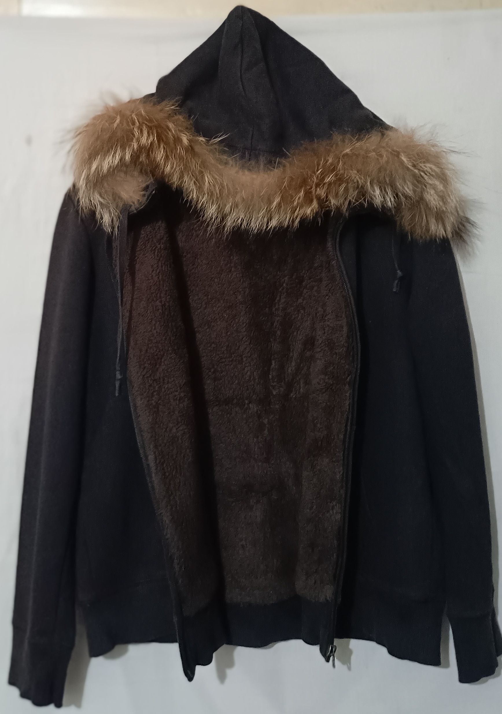 14th Addiction Y2k Uniqlo Fur Hoodie Flecce Inner LGB Style Size US L / EU 52-54 / 3 - 4 Thumbnail