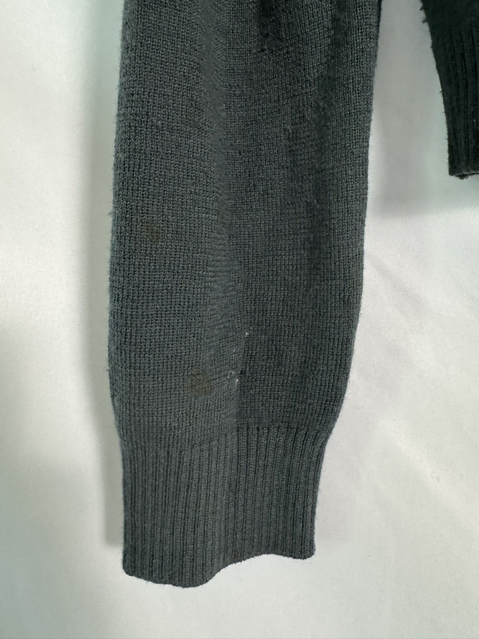 Maison Margiela Vintage Martin Margiela Forest Green Merino/Acrylic Cardigan Size L / US 10 / IT 46 - 4 Thumbnail