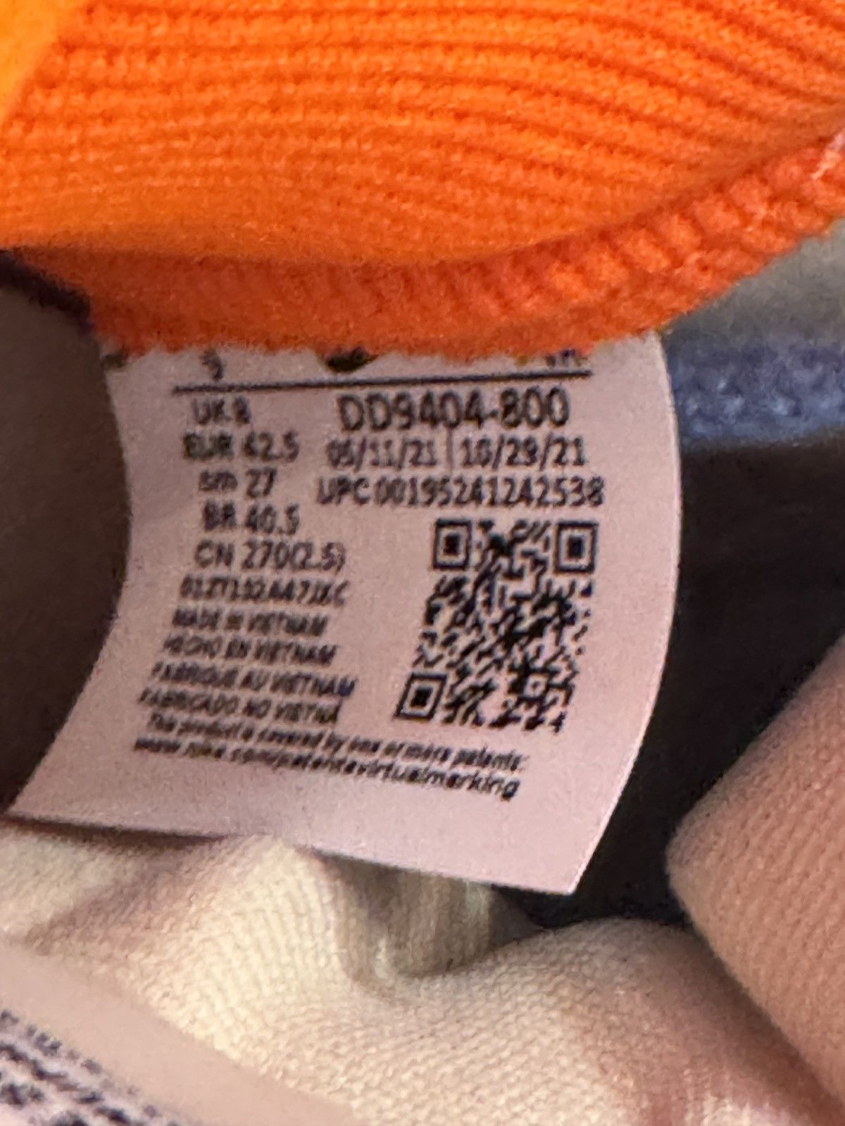 Nike Nike Dunk High 1985 Orange Acid Wash Size US 9 / EU 42 - 7 Thumbnail
