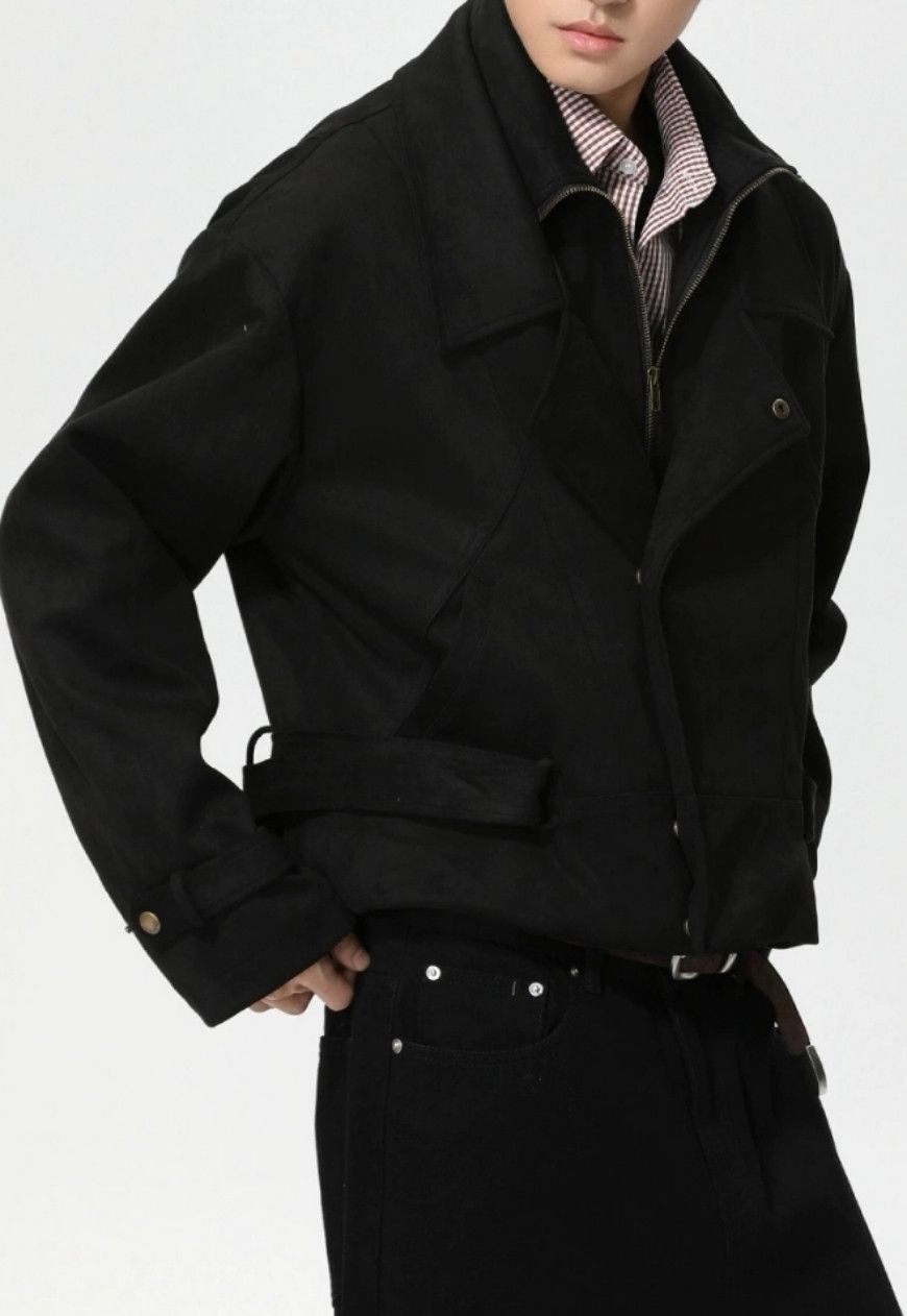 Other Men’s Stylish suede belted jacket Size US M / EU 48-50 / 2 - 2 Thumbnail