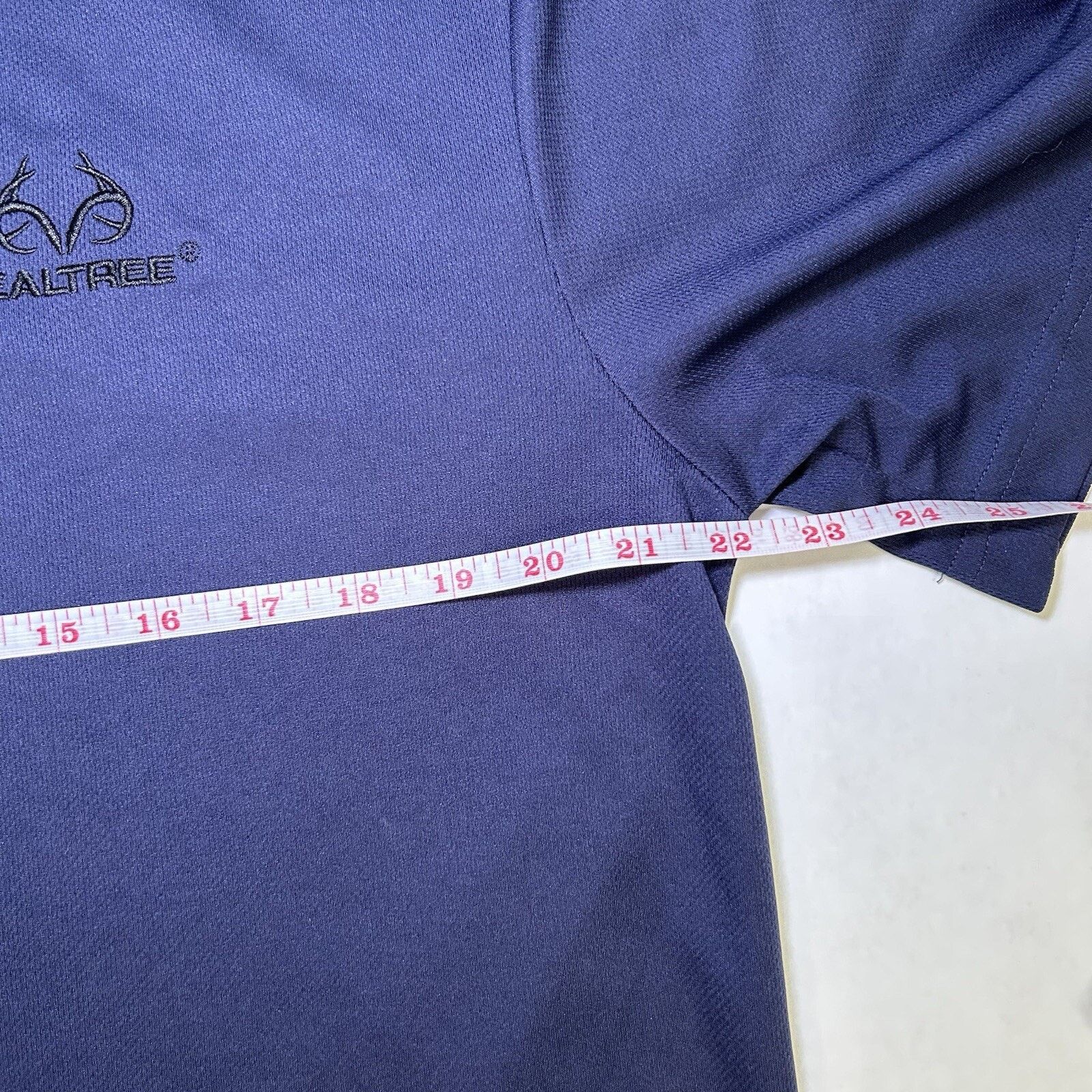 Realtree ￼RealTree Polo T-Shirt Blue Men Sz Large ￼ Embroidered Logo Size US L / EU 52-54 / 3 - 5 Thumbnail