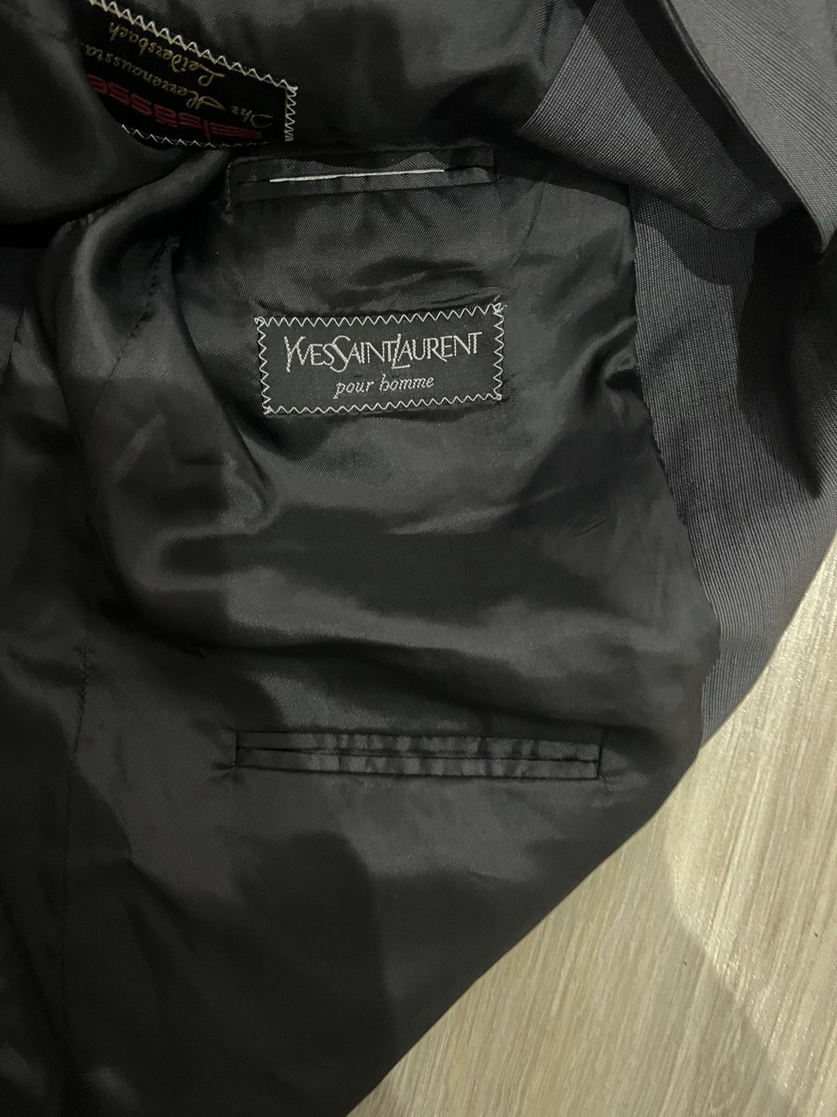 Yves Saint Laurent Yves Saint Laurent Mens Suit Size 46S - 6 Thumbnail