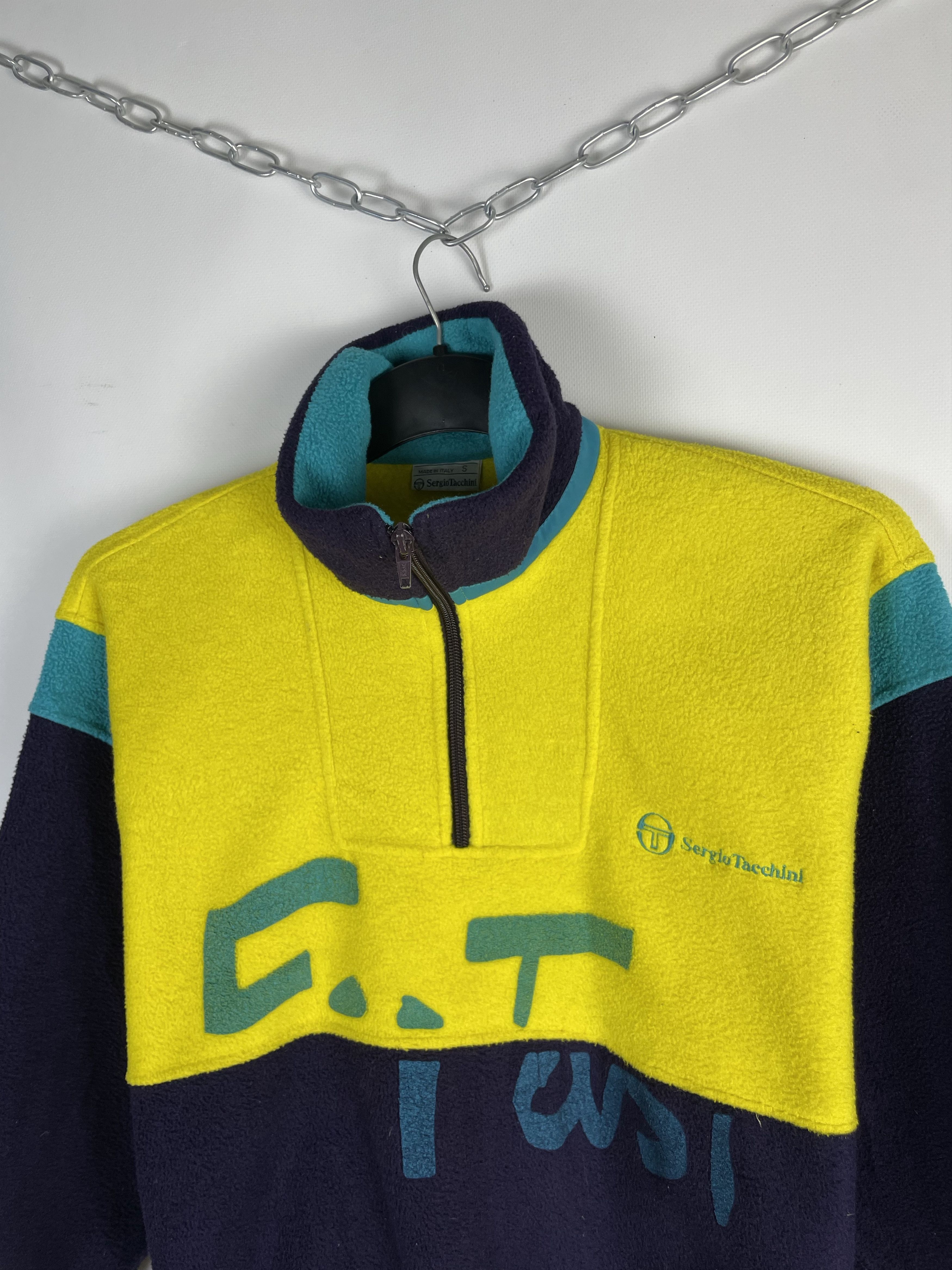 Sergio Tacchini Vintage Sergio Tacchini Fleece Pullover Size US S / EU 44-46 / 1 - 5 Thumbnail