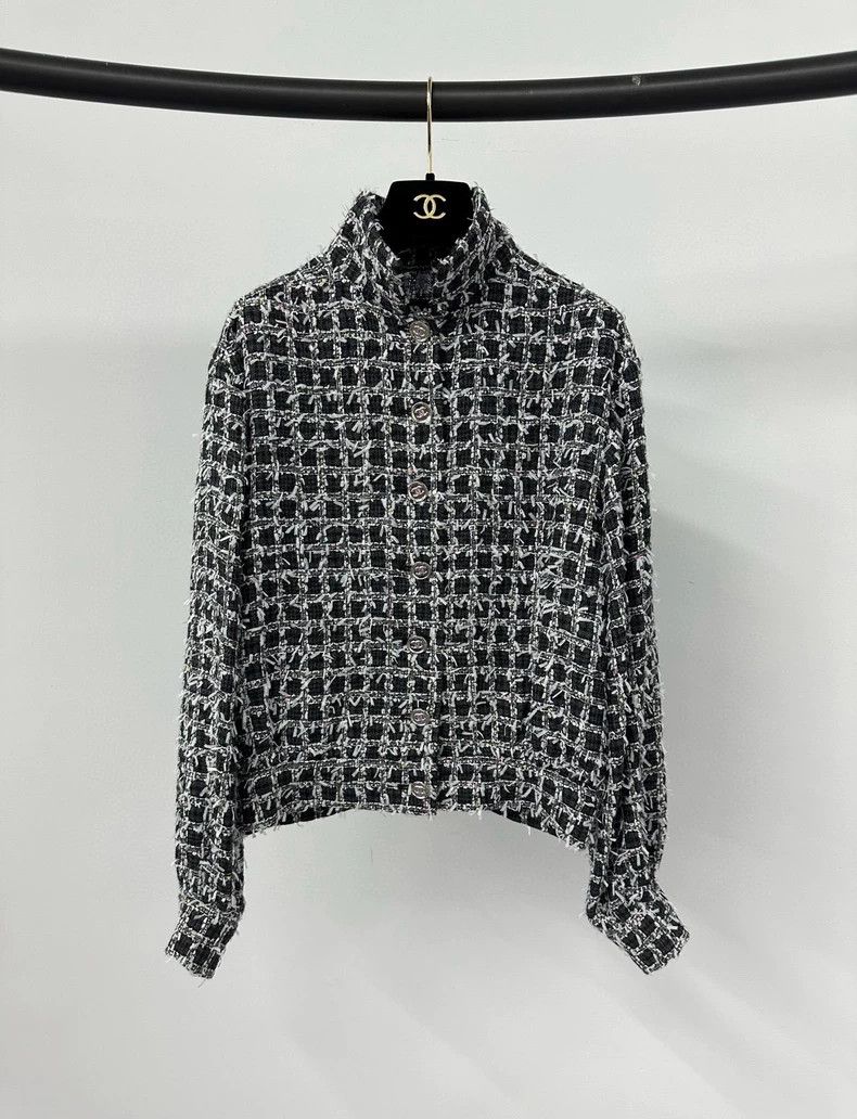 Chanel Chanel 23A Tweed Woven Jacket Size US S / EU 44-46 / 1 - 1 Thumbnail