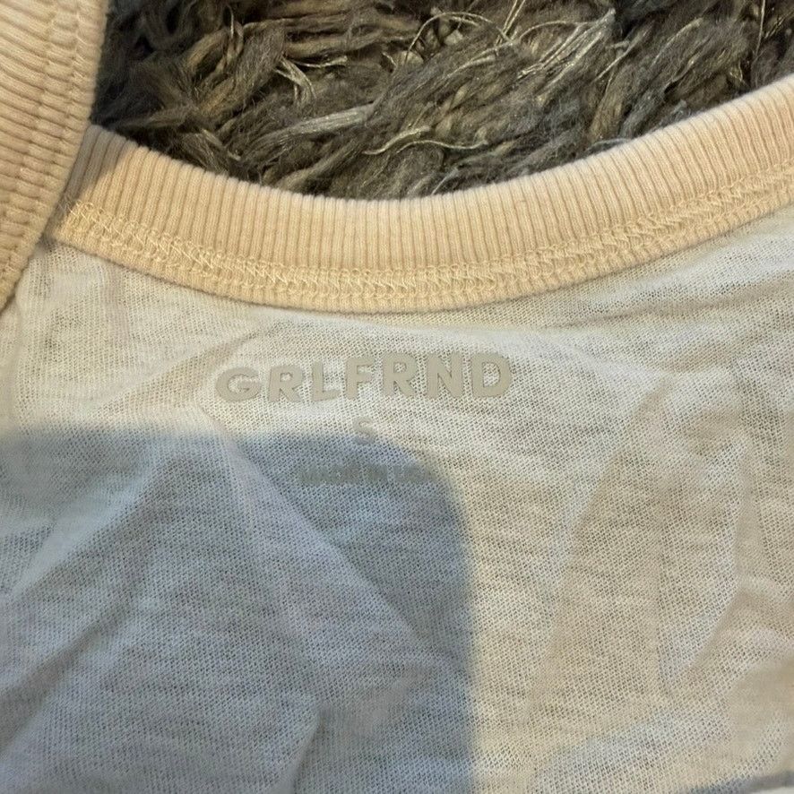 GRLFRND GRLFRND Cami Top in Vintage White & Bone, Size S Size S / US 4 / IT 40 - 4 Thumbnail