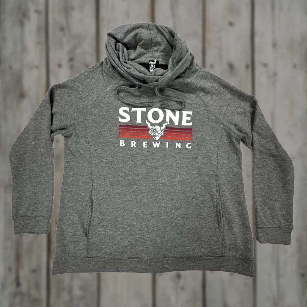 Logo 7 STONE XL Funnel Neck Sweatshirt Stone Logo BeER? Wait. Size XL / US 12-14 / IT 48-50 - 1 Thumbnail
