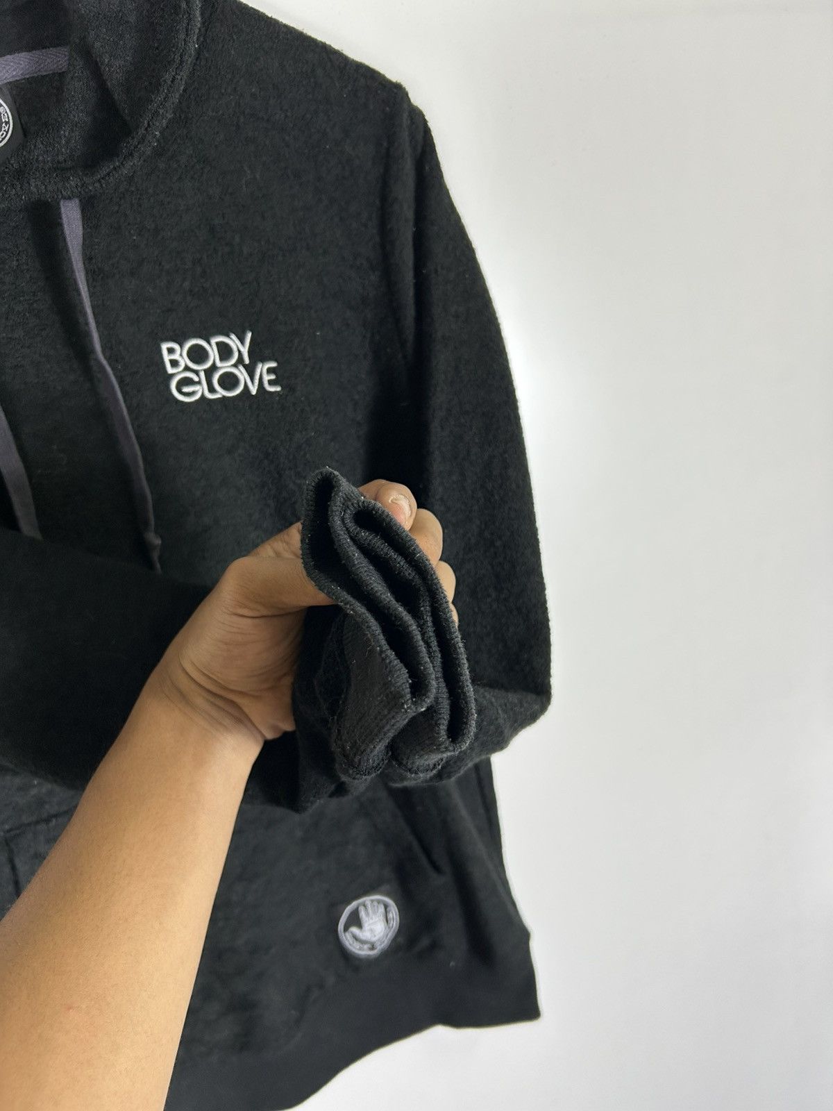 Body Glove ⚡️Vintage Body Glove Hooded Fleece Sweatshirt Size US M / EU 48-50 / 2 - 8 Thumbnail