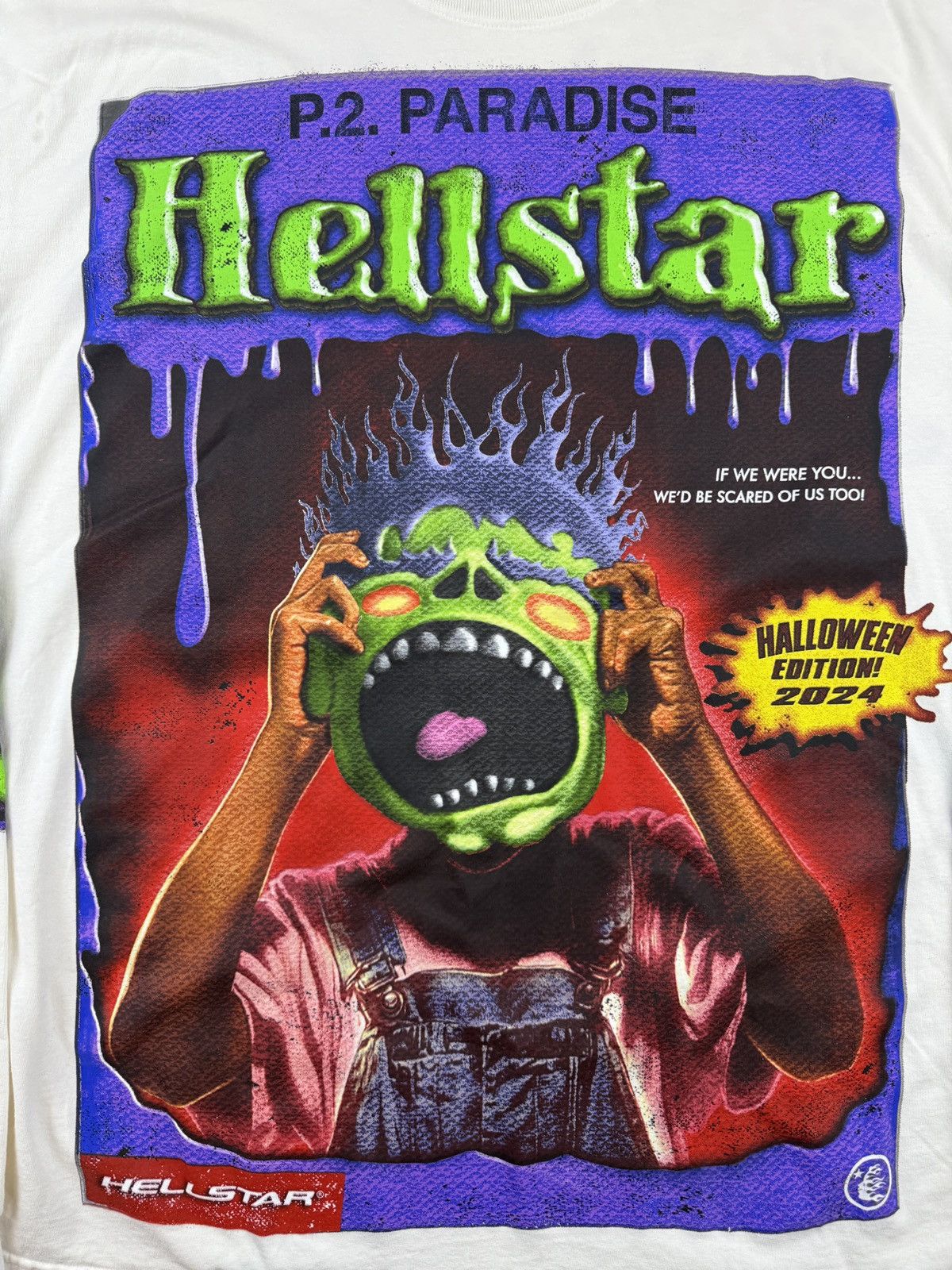 HELLSTAR Hellstar Horror Book Long Sleeve T-shirt Size US XXL / EU 58 / 5 - 1 Thumbnail