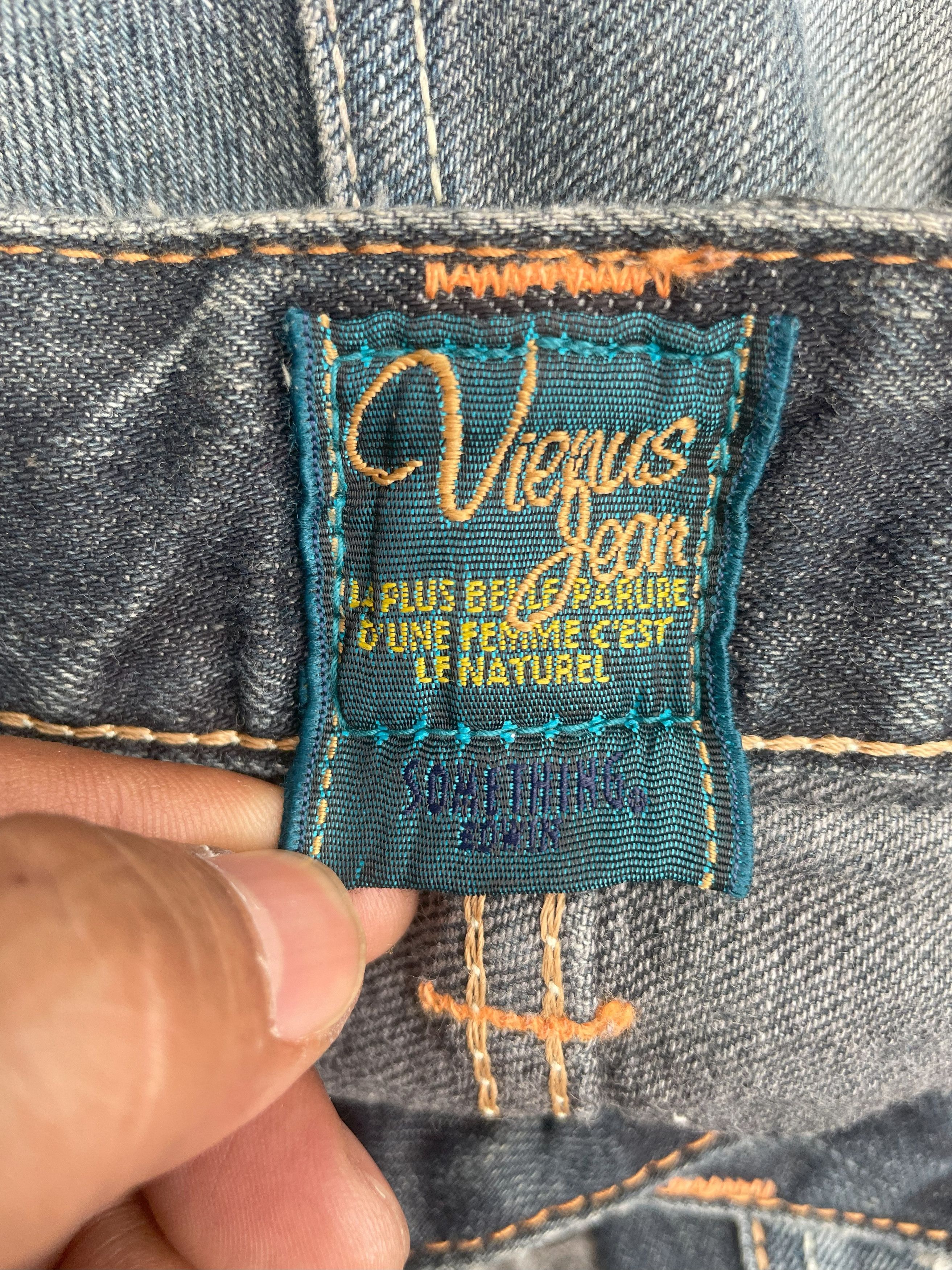Edwin Vintage Flare Venus Jeans Distresed Denim Size 29" - 13 Thumbnail