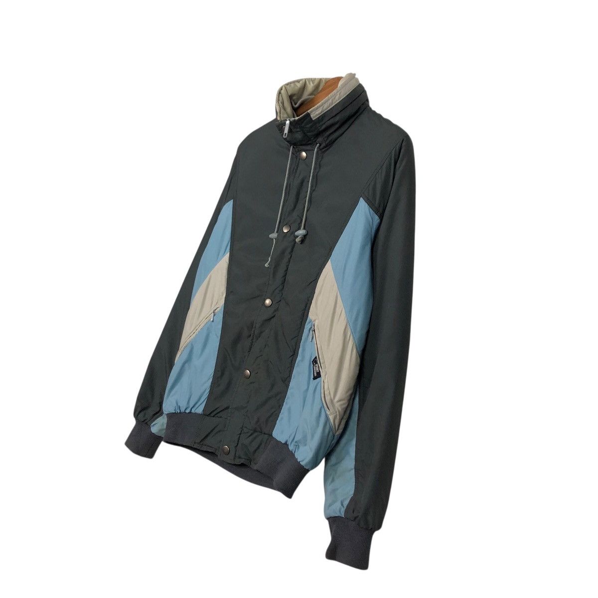 Japanese Brand 📌Vintage Ski Bomber Jacket Point Square Block Design Size US M / EU 48-50 / 2 - 3 Thumbnail