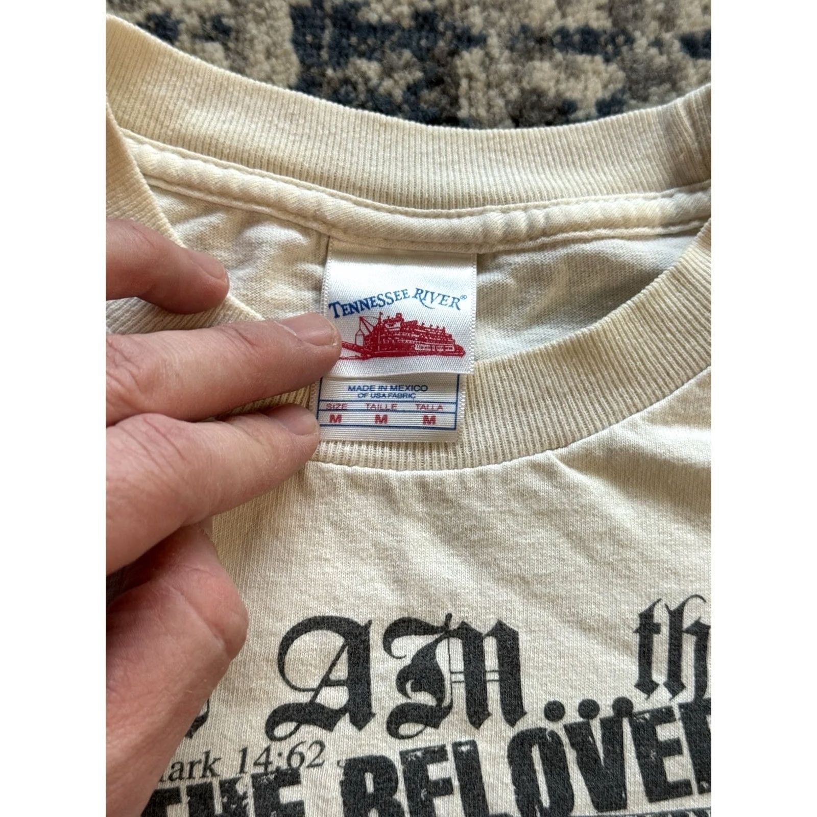 Vintage VINTAGE All That Christ Is Jesus Tee Sz M Kerusso Hardcore Punk Metal Rock White Size US M / EU 48-50 / 2 - 7 Thumbnail