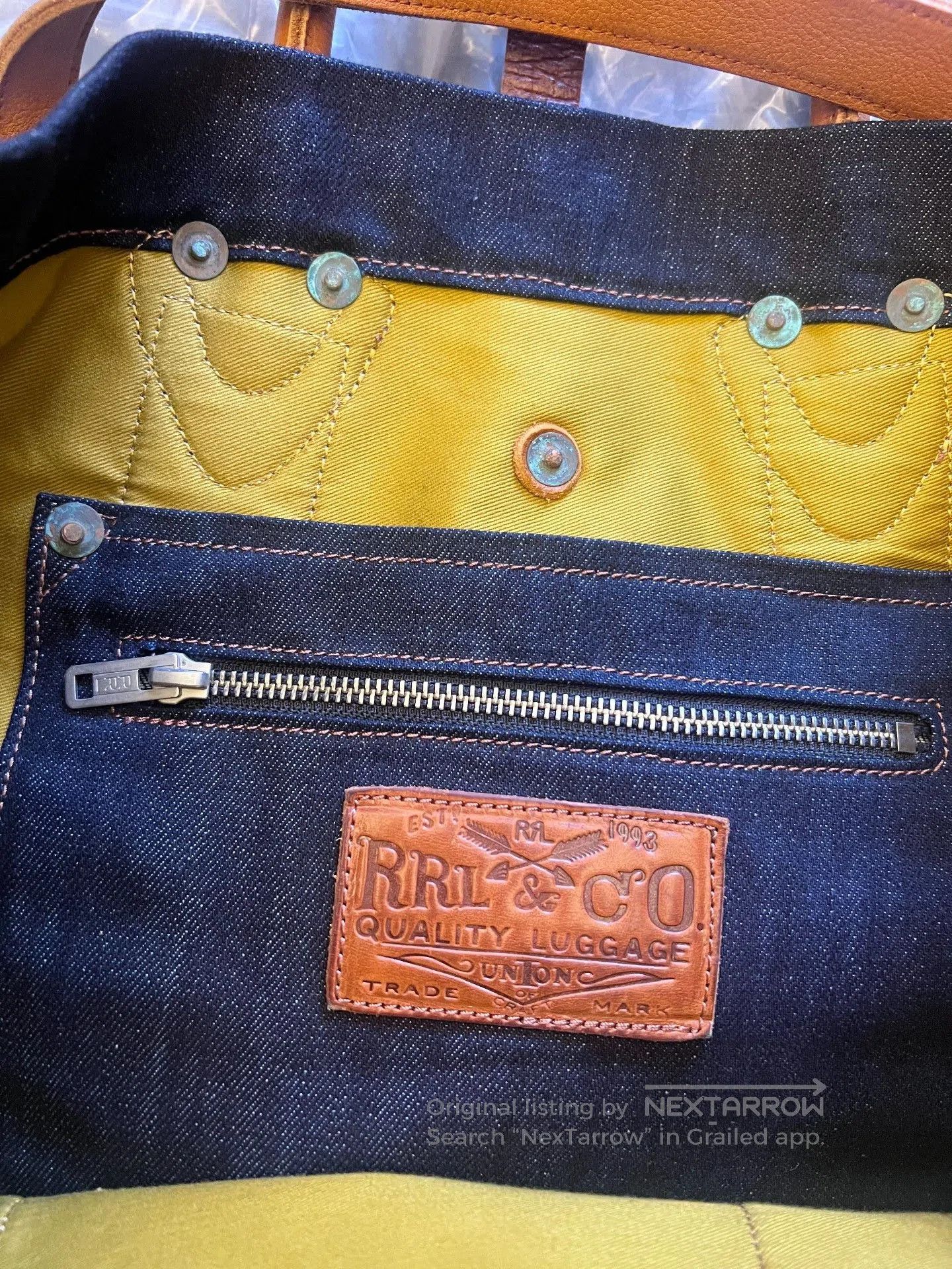 RRL Ralph Lauren RRL Large Tote Bag. Size ONE SIZE - 7 Thumbnail
