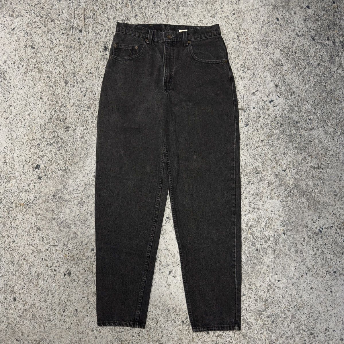 Levi's Vintage 90s Levi’s 560 Faded Black Jeans ERD Grunge Chrome Size US 31 - 2 Thumbnail