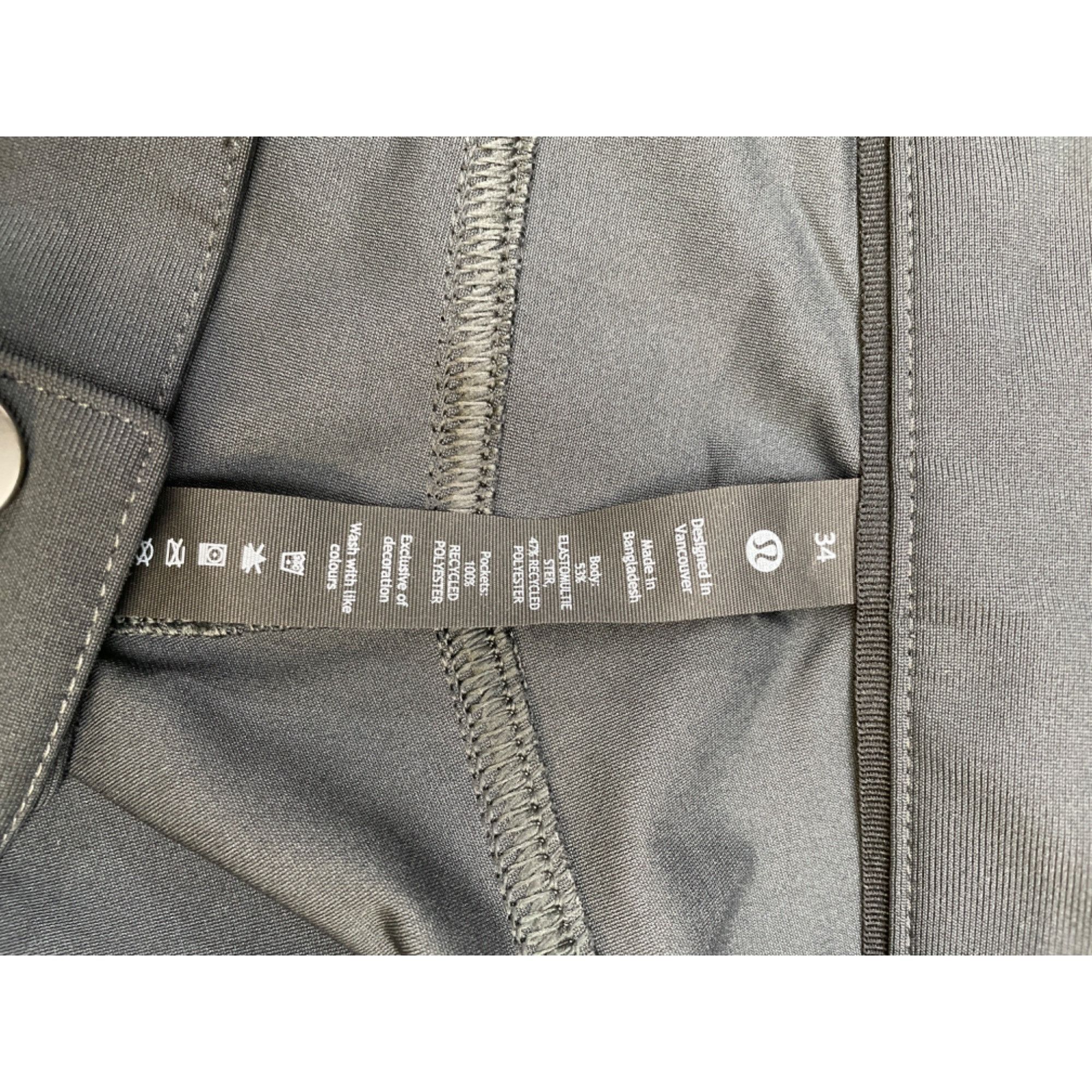 Lululemon Lululemon Men's Gray Casual Flat front Pants Size 34 x 29 SK Size US 34 / EU 50 - 3 Thumbnail