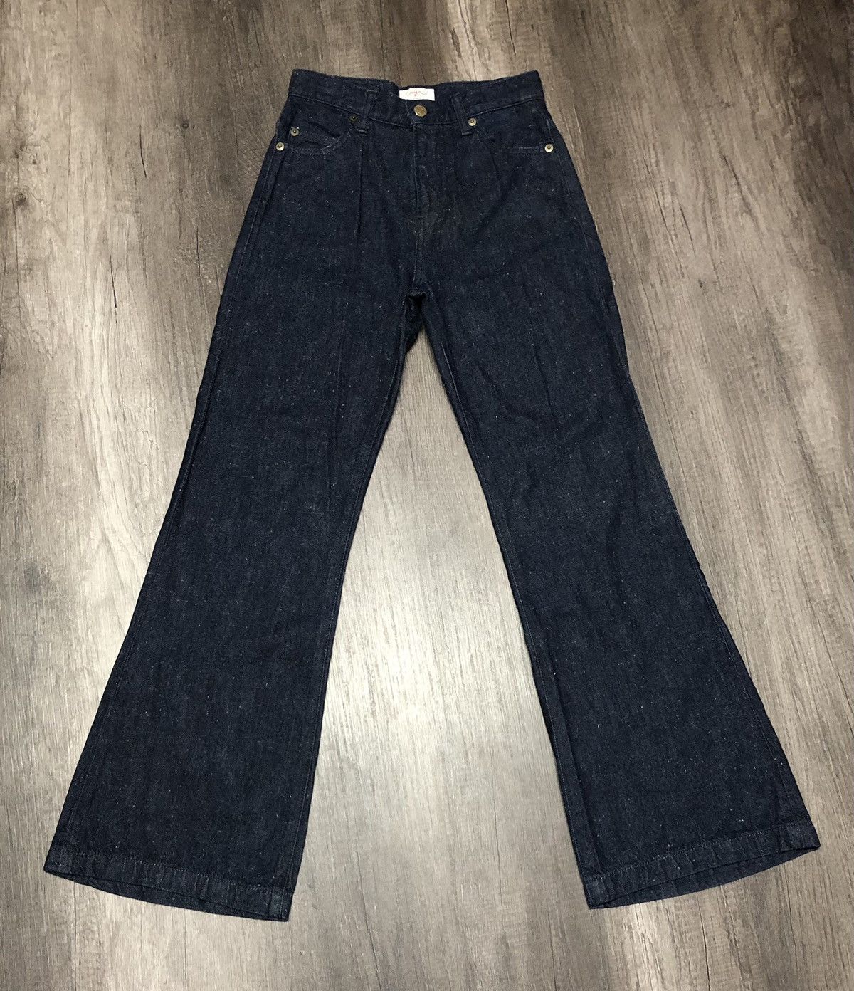 Designer × Japanese Brand × Vintage Vintage Denim Ungrid Flared Boot Cut Leg Jeans Size 27" / US 4 / IT 40 - 5 Thumbnail