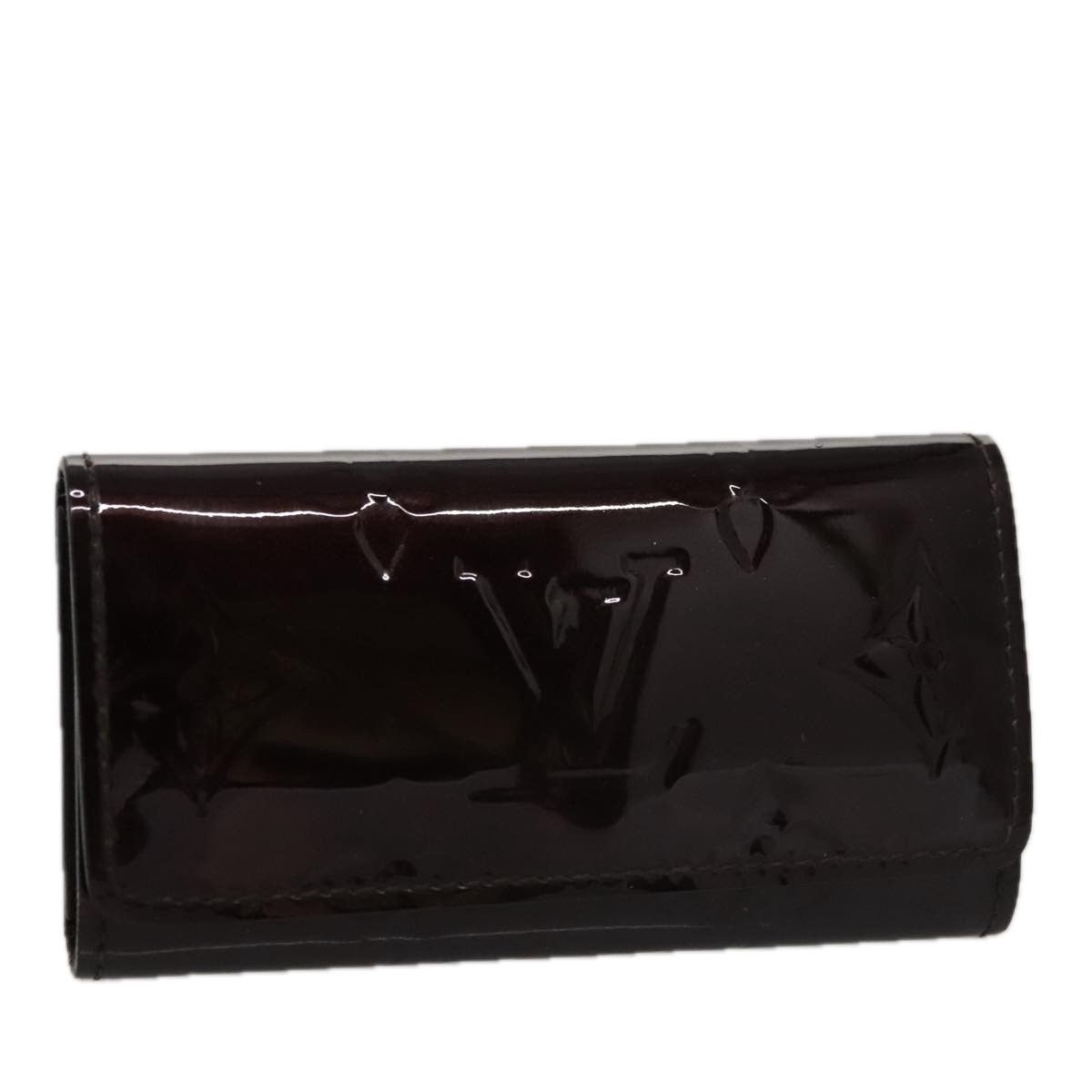Louis Vuitton Multiclés 4 Burgundy Patent Leather Wallet (Pre-Owned) Size ONE SIZE - 1 Thumbnail
