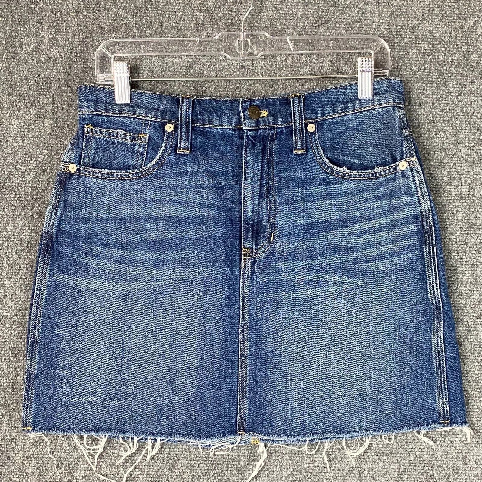 Madewell Madewell Skirt Women's 28 Denim 100% Cotton 30" Waist Adults Size 30" / US 8 / IT 44 - 1 Thumbnail