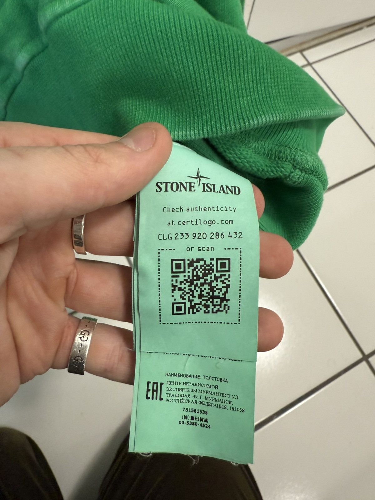 Stone Island RARE Stone Island Sweatshirt Acid Green Medium Size US M / EU 48-50 / 2 - 5 Thumbnail
