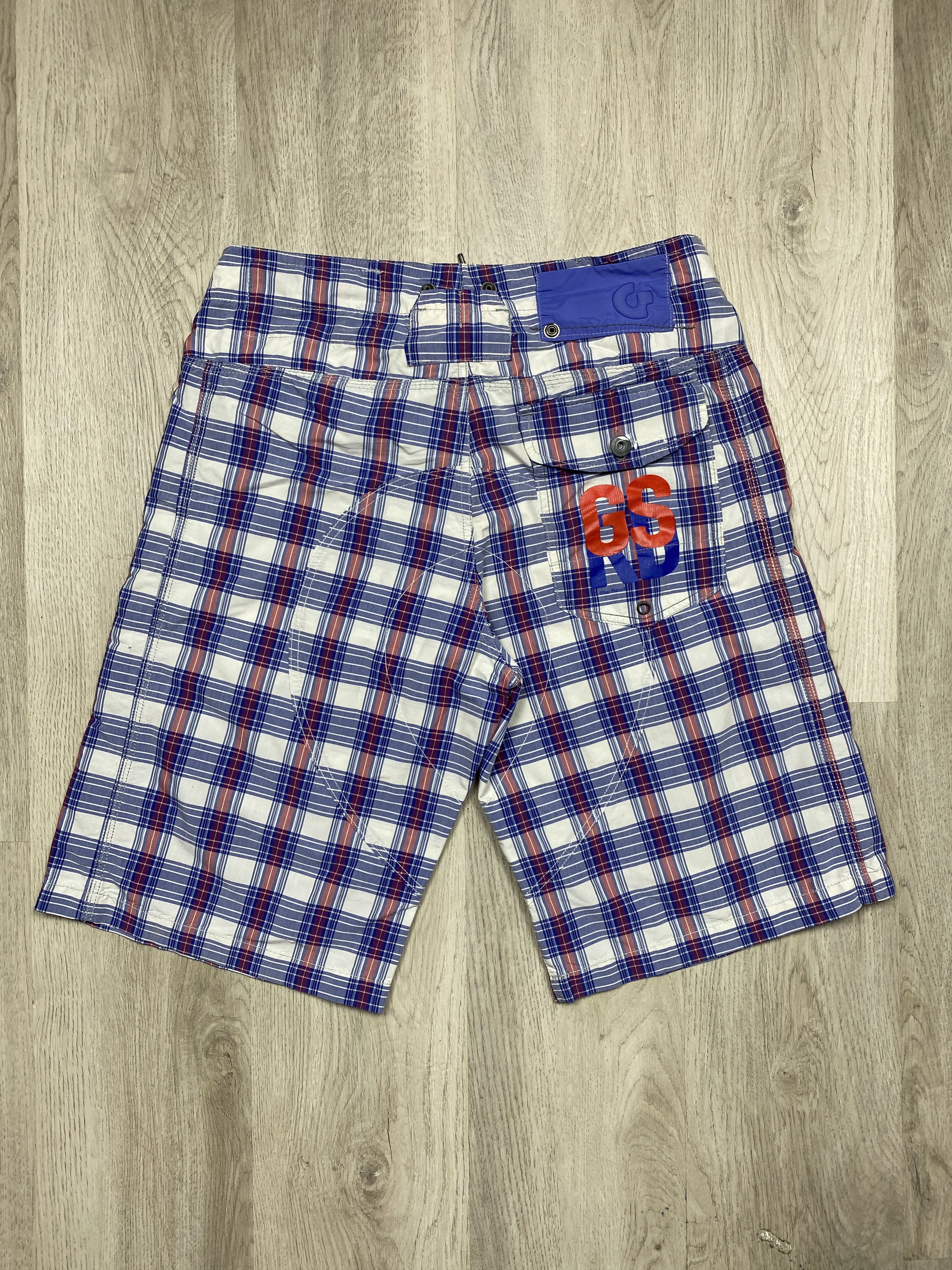 G-Star G Star Raw Vintage Mens Board Check Shorts Size US 32 / EU 48 - 7 Thumbnail