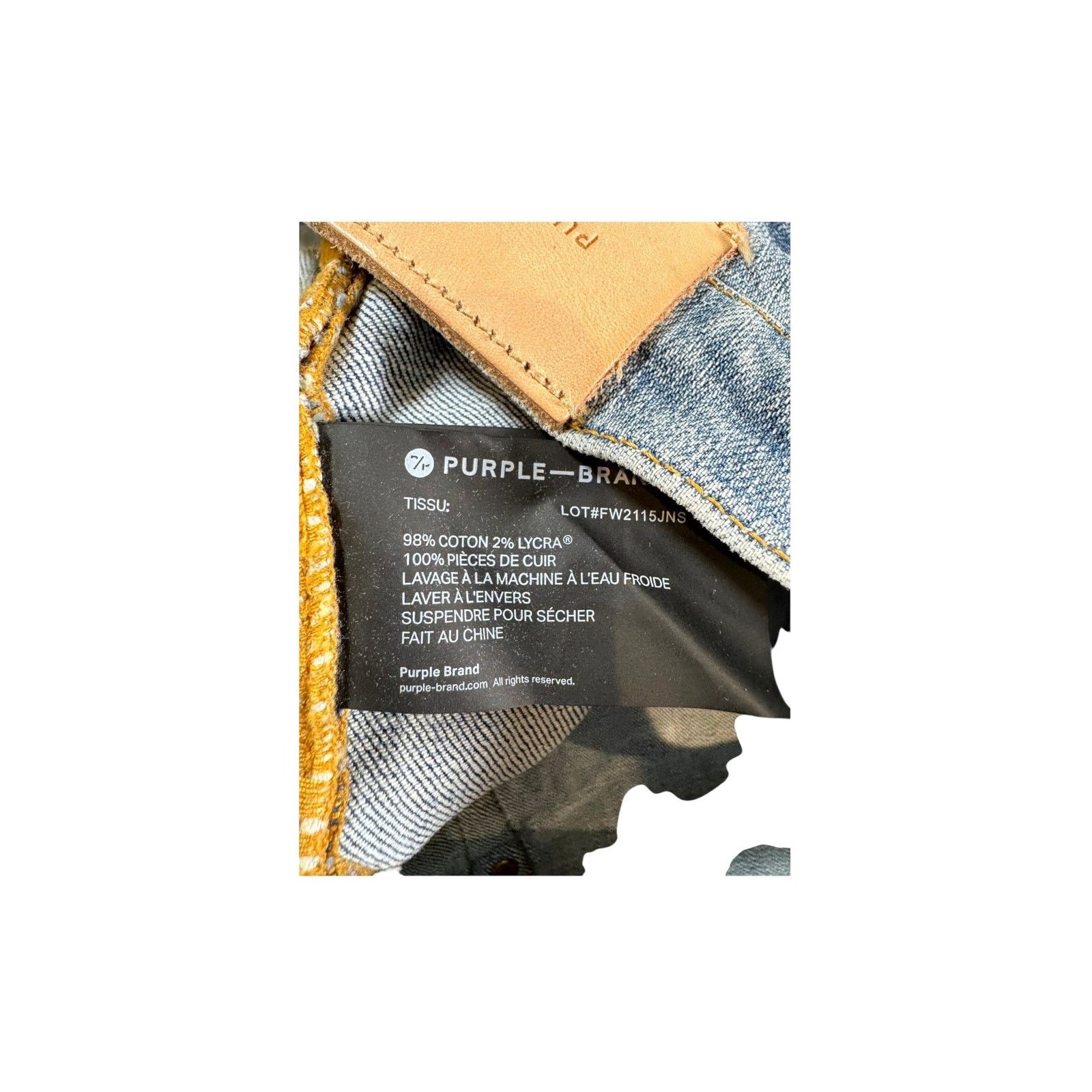 Purple Brand Purple Brand Distressed Light Wash Jeans Size US 32 / EU 48 - 8 Thumbnail