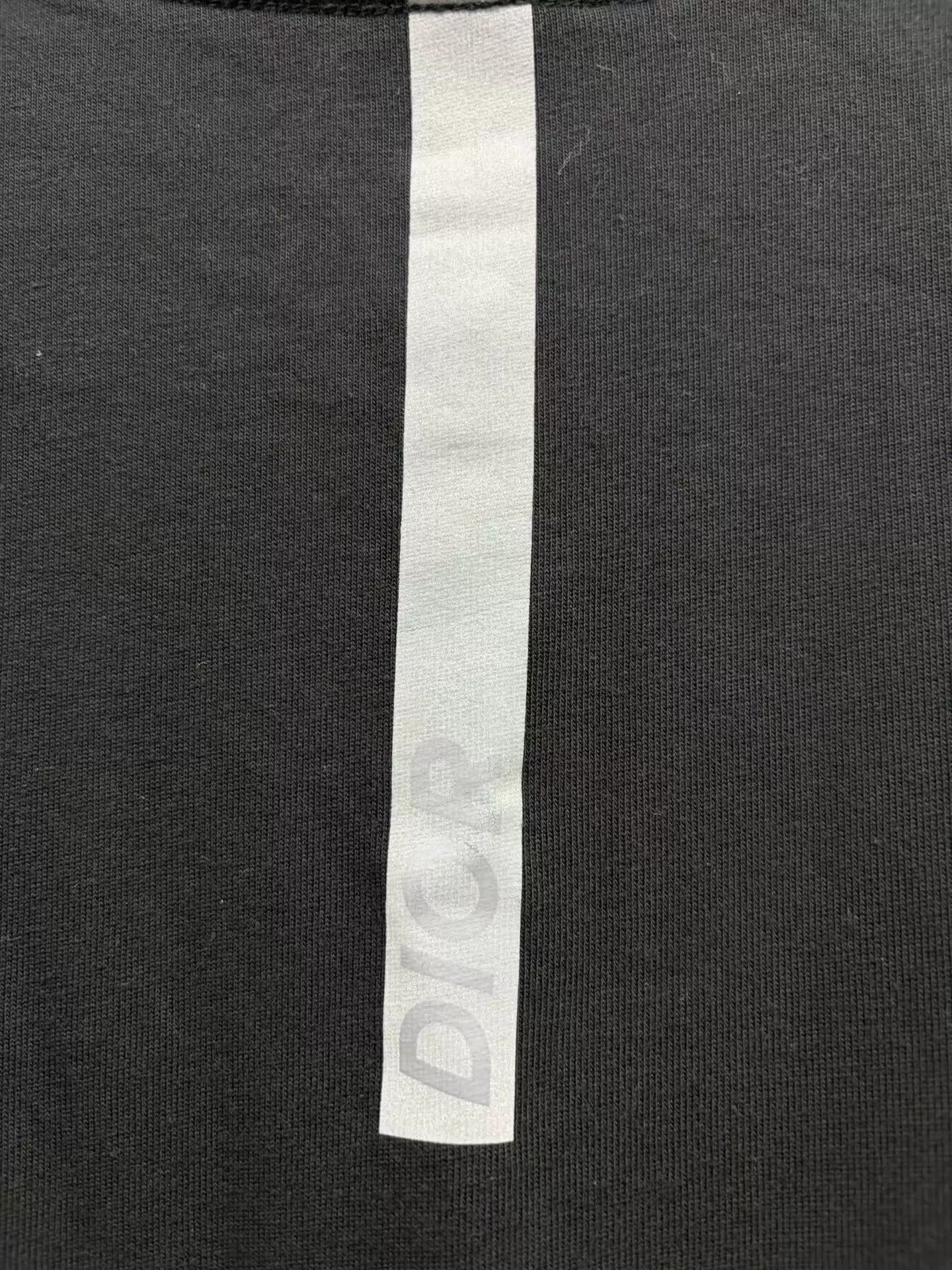 Dior DIOR 25 Black CD Diamond Cotton Crew Short Sleeve T-shirt L Size US L / EU 52-54 / 3 - 5 Thumbnail