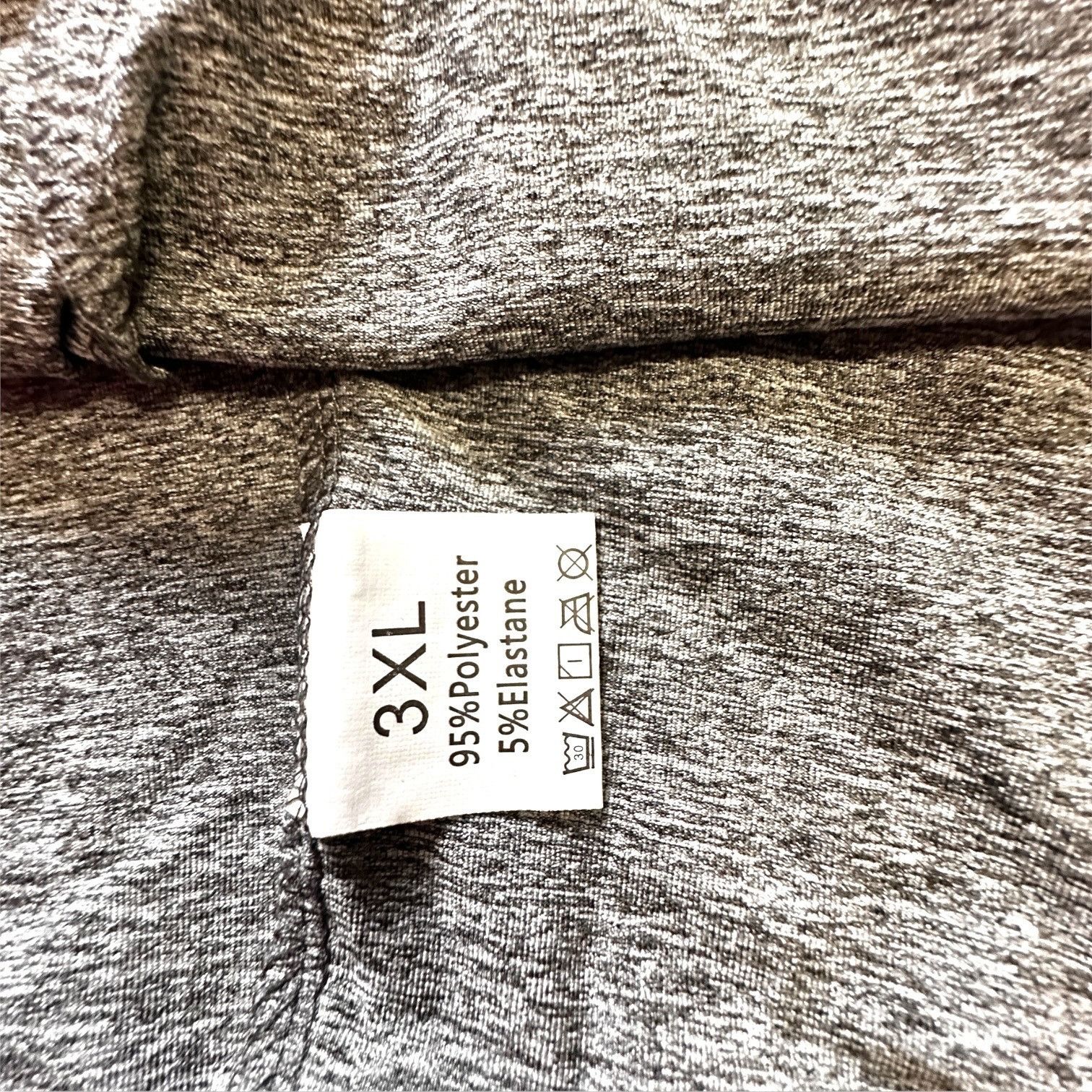 Other Womens Athletic Skort Pockets 3XL Pol/Elastane Gray Breathab Size 35" - 3 Thumbnail
