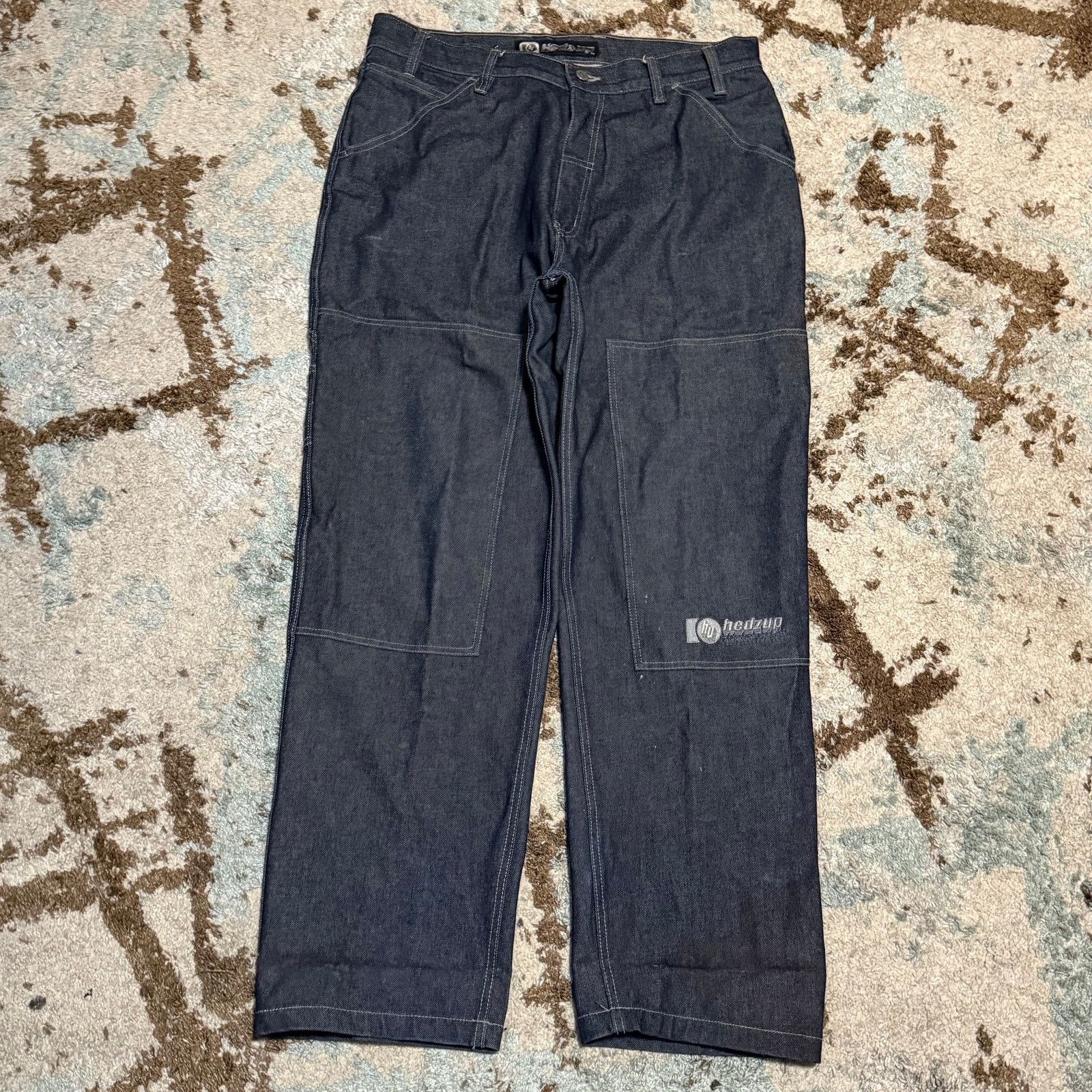 Southpole Hedz Up Baggy Double Knee Carpenter Pants Size 38x33 Y2K Size US 38 / EU 54 - 1 Thumbnail