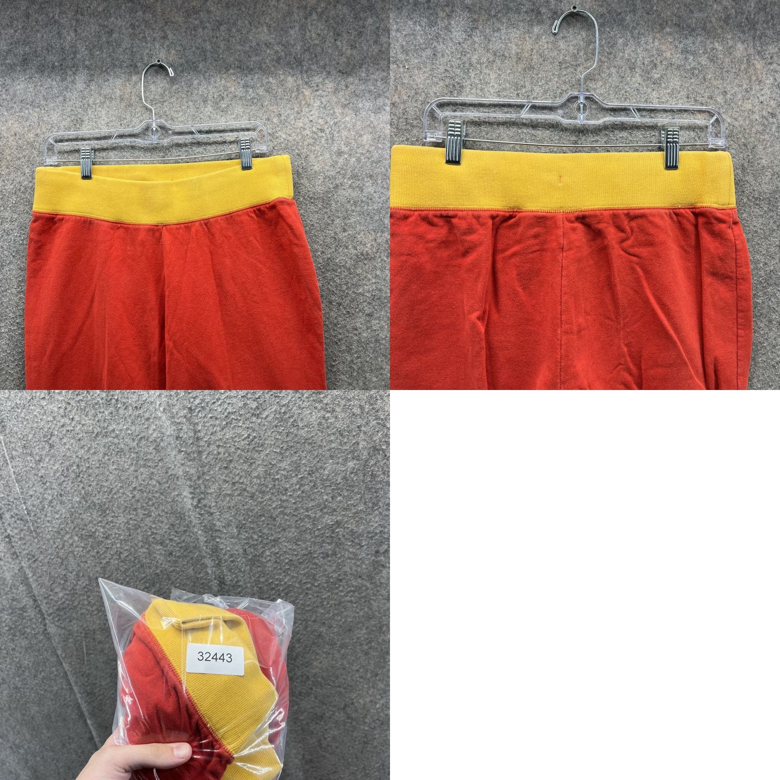 Puma Puma Pants Womens Medium Lounge Capri Cropped Stretch Waist Activewear Red Yellow Size 32" / US 10 / IT 46 - 8 Thumbnail