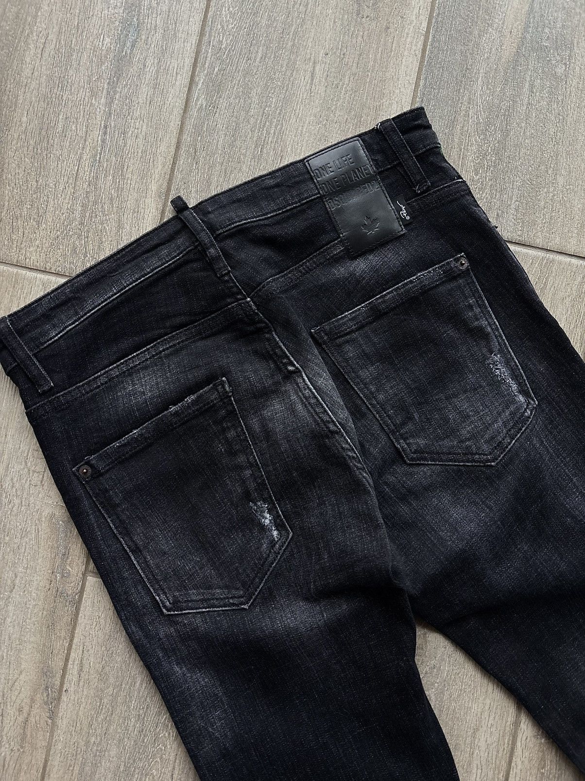 Dsquared2 Dsquared2 Skater Jeans Black Size 44 Distressed Designer Size US 30 / EU 46 - 9 Thumbnail
