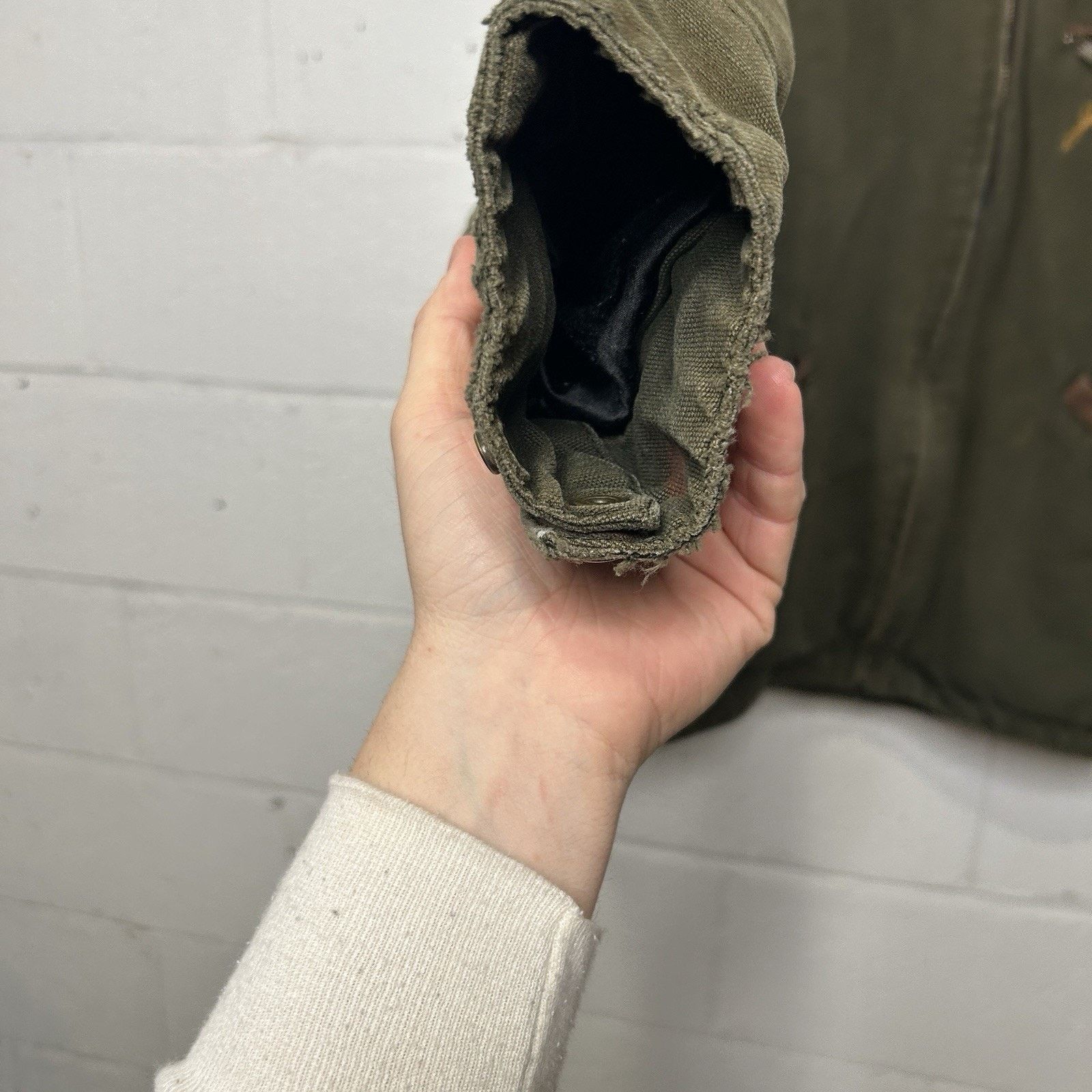 The Unbranded Brand Vintage Quilted Detroit Style Jacket “Moss Green” Size US XL / EU 56 / 4 - 9 Thumbnail