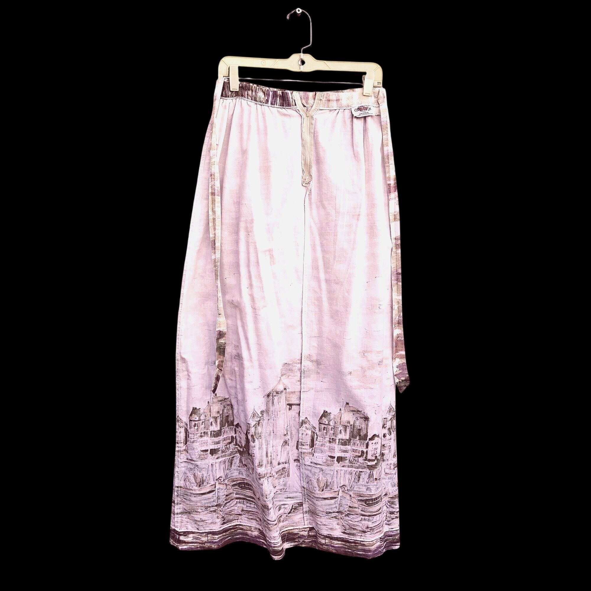 Lanz Originals 1980s Scenic Maxi Skirt Seine River 26\