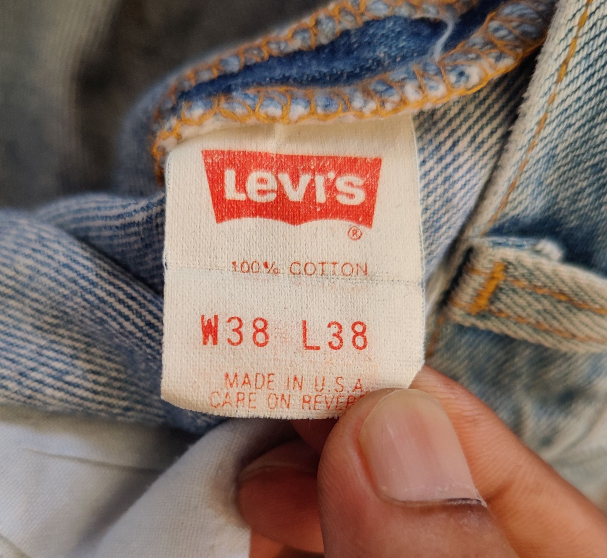 Levi's Vintage Levis 501xx Button fly Non selvedge Size US 36 / EU 52 - 8 Thumbnail