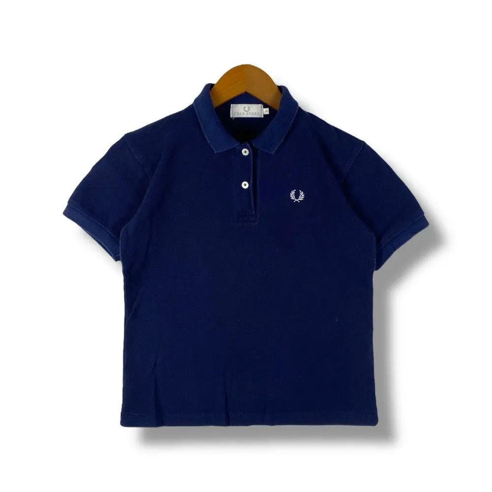Fred Perry Vintage FRED PERRY Jaspo Women Tops Polo Shirt Medium Size Size M / US 6-8 / IT 42-44 - 1 Thumbnail