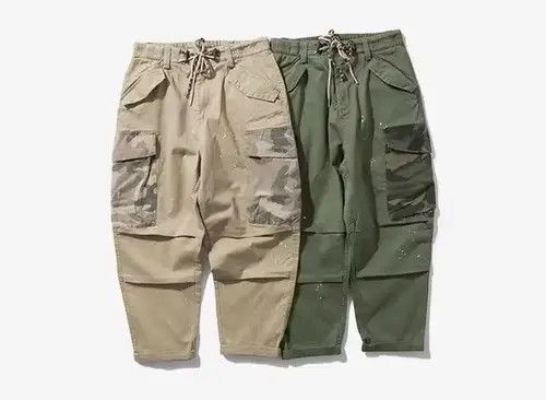 Japanese Brand 20AW Indigo Union Japan Military Green Camo Worker Pants Size US 34 / EU 50 - 3 Thumbnail