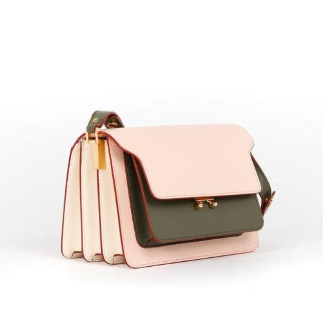 Marni o1f1d3z1025 Size: OS / Trunk Medium Bag in Blush Pink Size ONE SIZE - 1 Thumbnail
