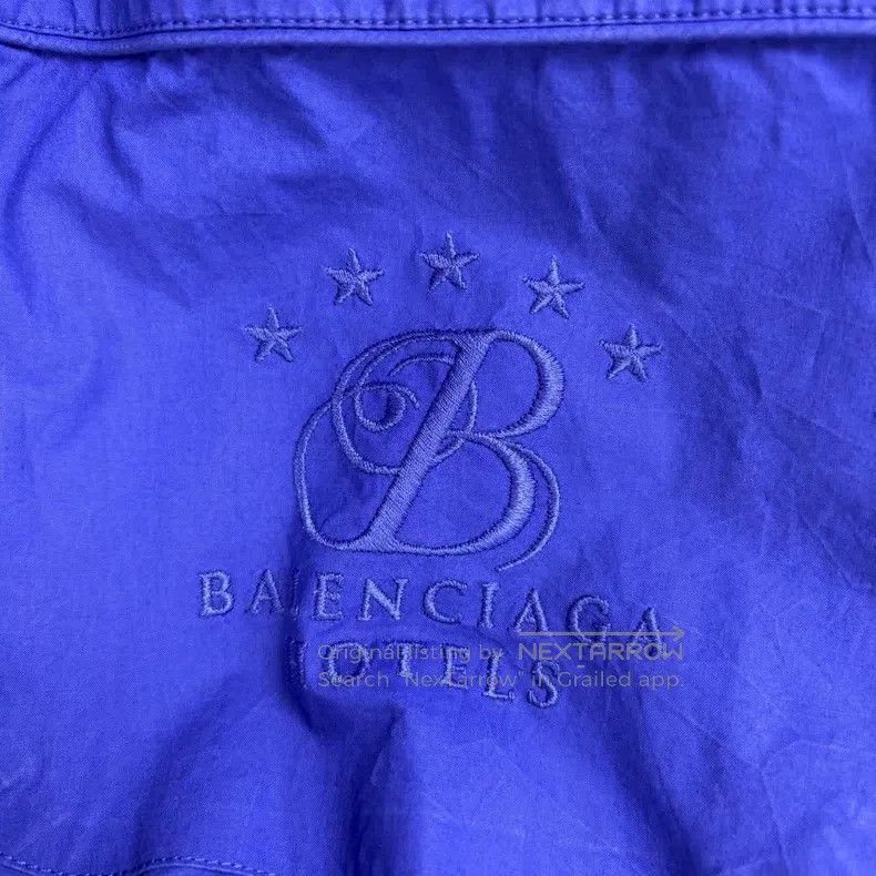 Balenciaga Balenciaga Letter Embroidered Pure Cotton Long Sleeve Shir Size XS / US 0-2 / IT 36-38 - 4 Thumbnail