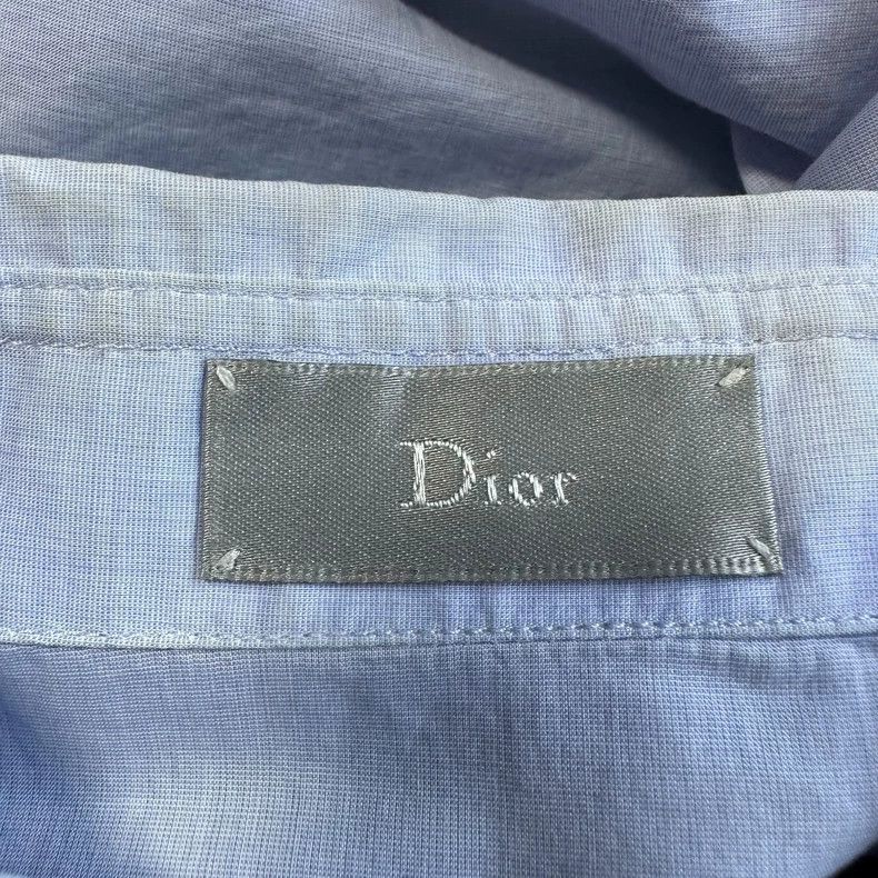 Dior Dior Size39 Collar stitching solid color shirt Size US XXS / EU 40 - 7 Thumbnail