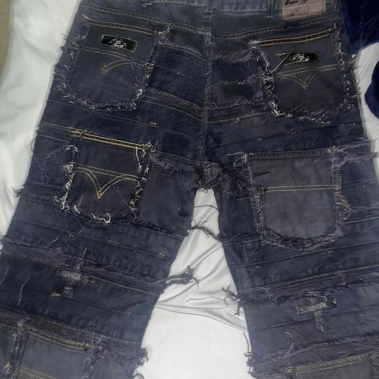 Other Black Dyed ticila 7 star rocker jeans size Size US 32 / EU 48 - 3 Thumbnail