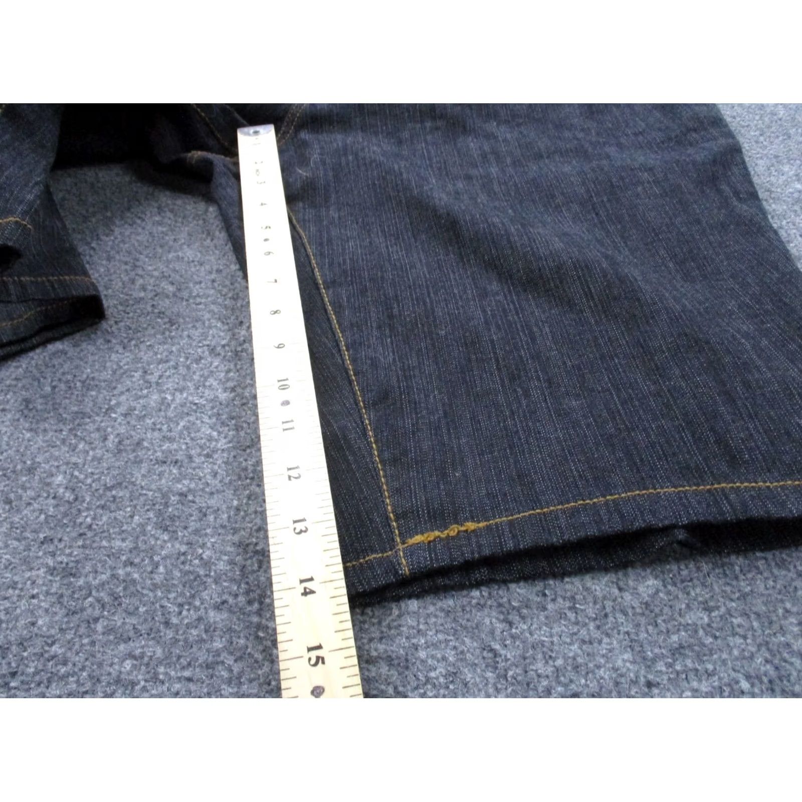 Southpole VINTAGE South Pole Jeans Shorts Womens 22 Blue Denim Wide Leg Bermuda Plus Size Embroidered Y2K 90s Skater Womens Size 28" / US 6 / IT 42 - 4 Thumbnail