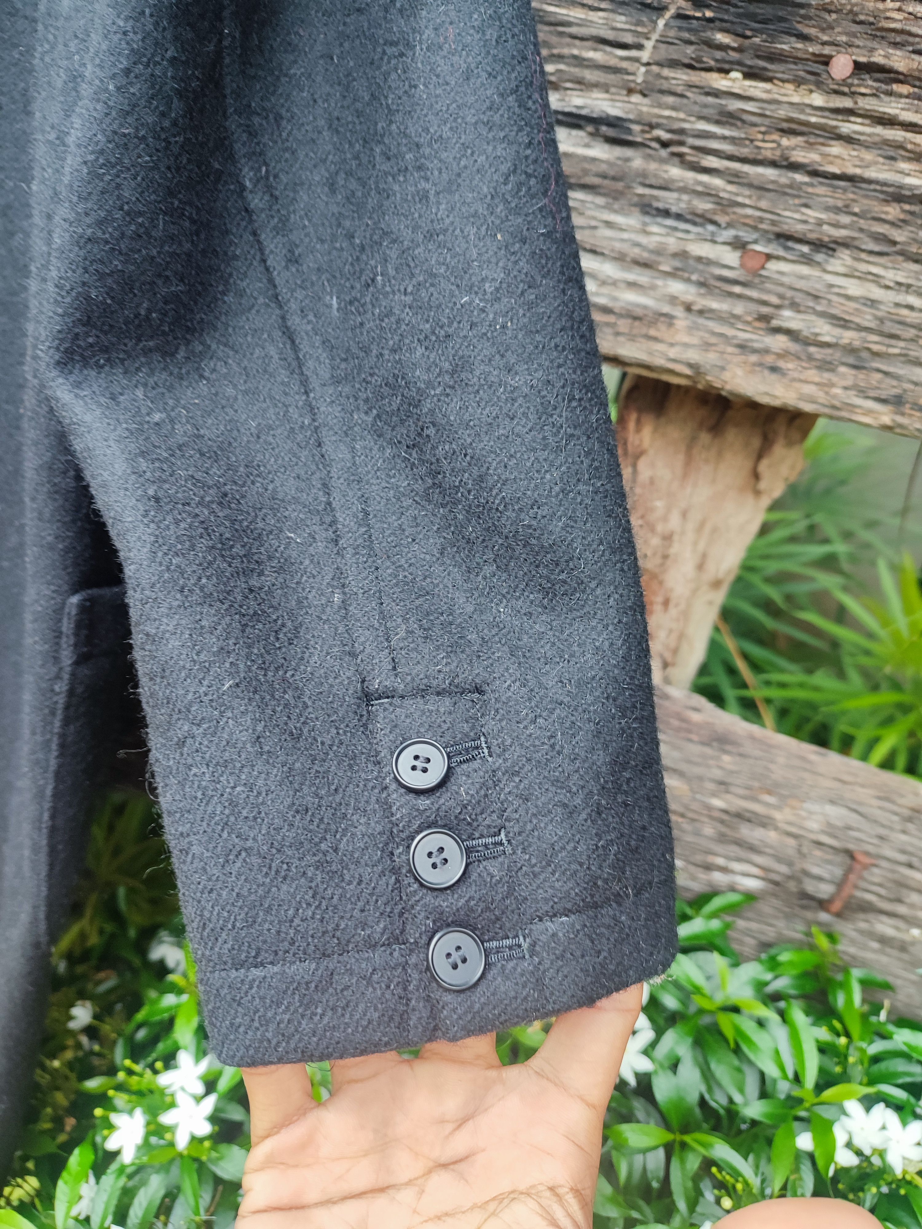 Yohji Yamamoto Y’s by Yohji Yamamoto Charcoal Wool Oversized Overcoat Size US XL / EU 56 / 4 - 18 Thumbnail
