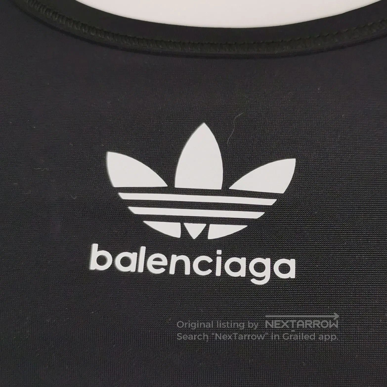 Balenciaga Balenciaga x adidas Clover Logo Tank Top M. Size M / US 6-8 / IT 42-44 - 1 Thumbnail